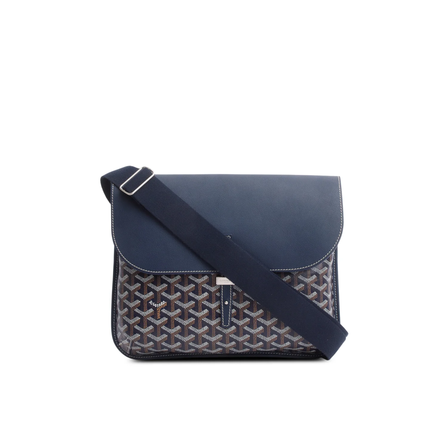 Goyard 2025 Blue Goyardine Coursier Messenger Bag