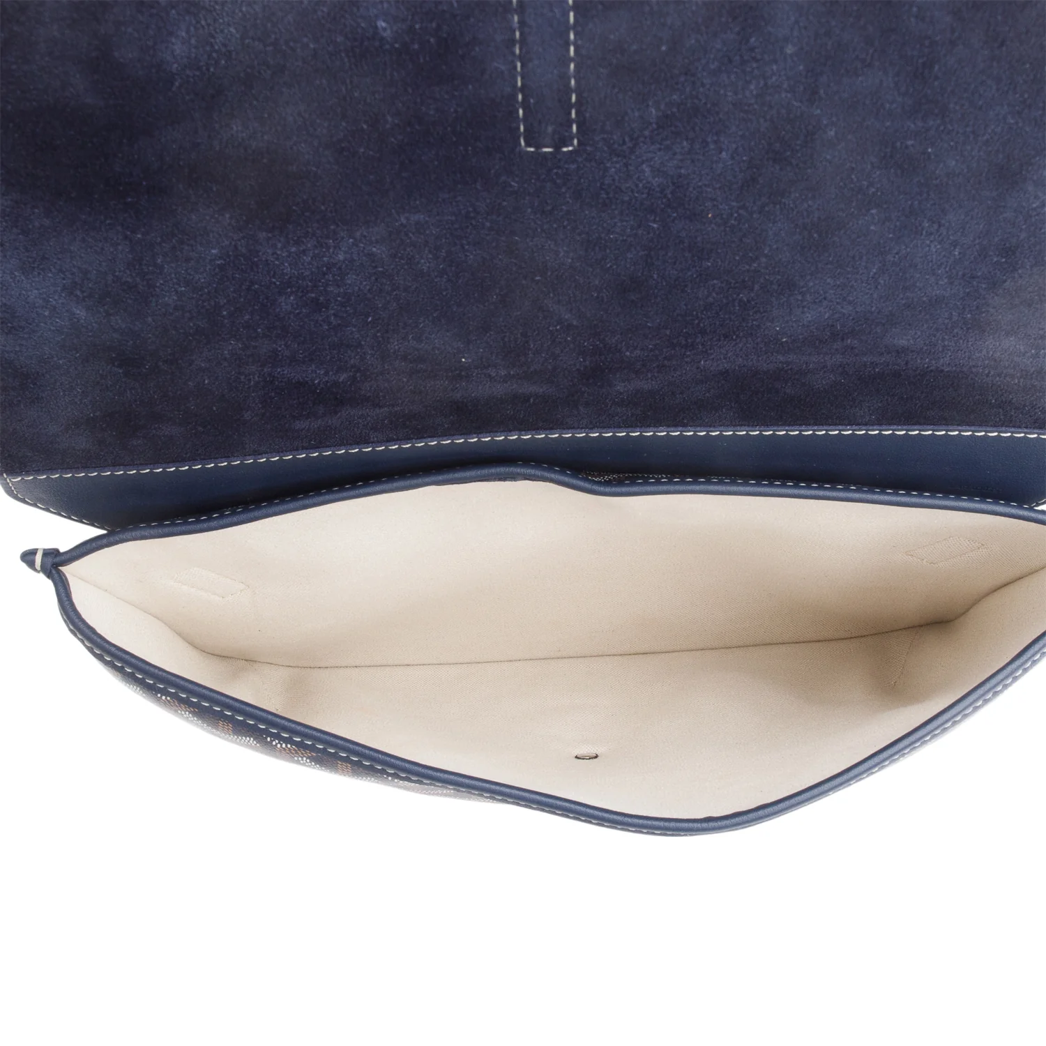 Goyard 2025 Blue Goyardine Coursier Messenger Bag - Image 8
