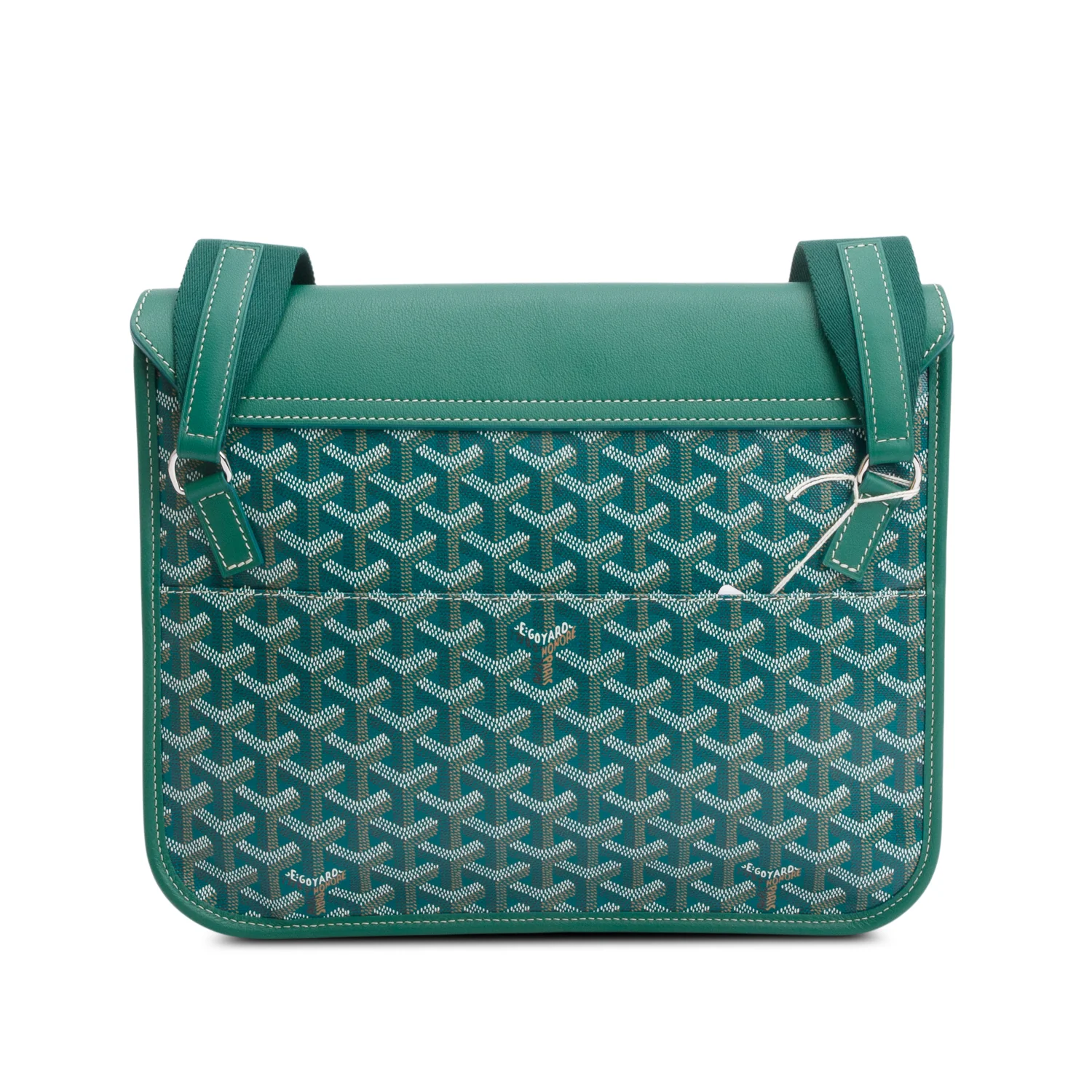Goyard 2025 Green Monogram Canvas Coursier Messenger Bag - Image 5