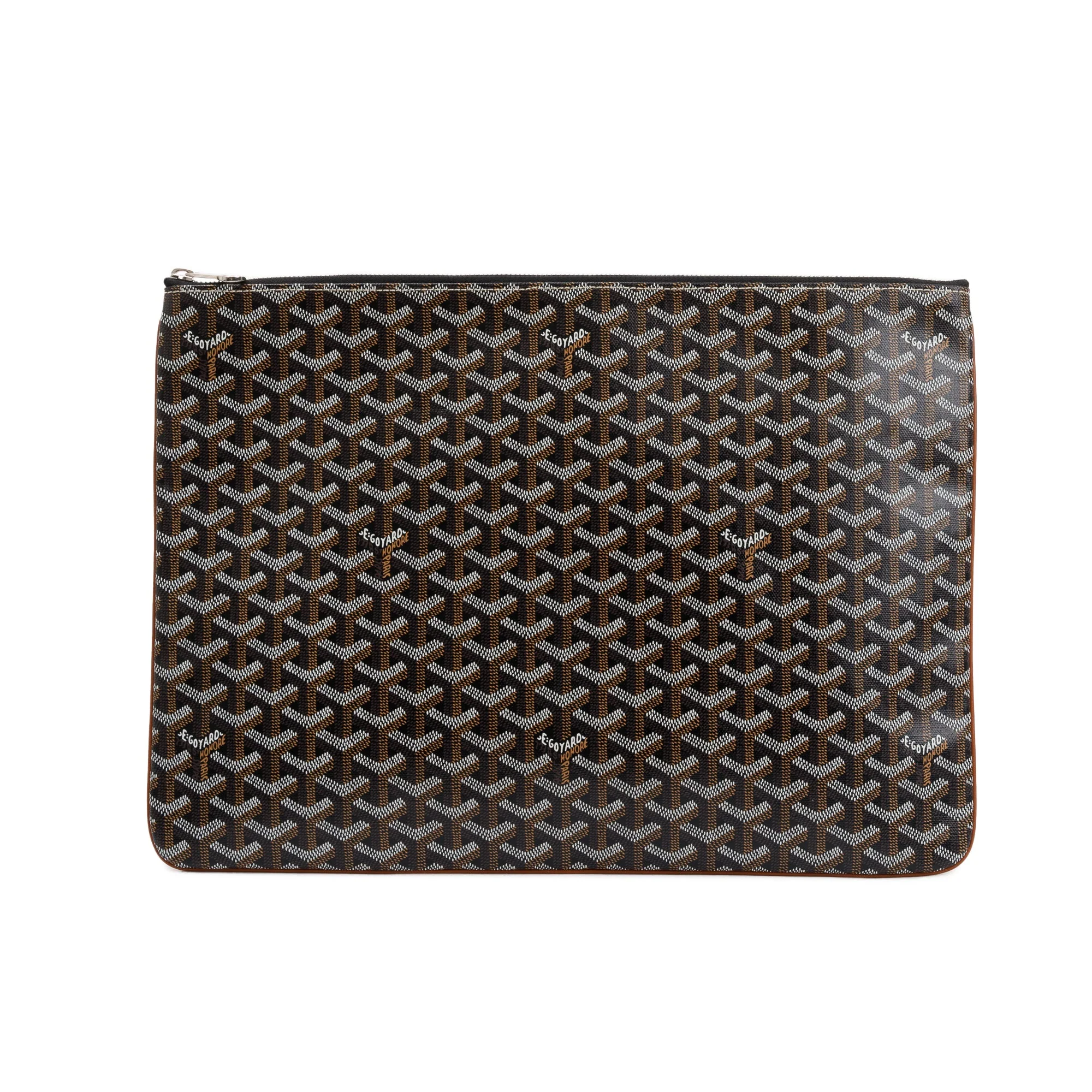 Goyard Black Monogram Canvas Senat Pochette GM