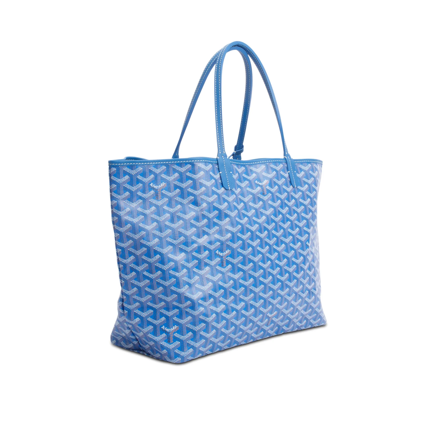 Goyard Blue Monogram Canvas Saint Louis Tote PM w/ Pouch - Image 6