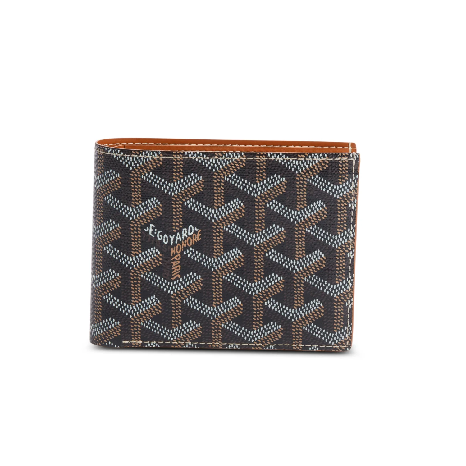 Goyard Brown Goyardine Victorie Bifold Wallet w/ Box & Receipt - Image 4