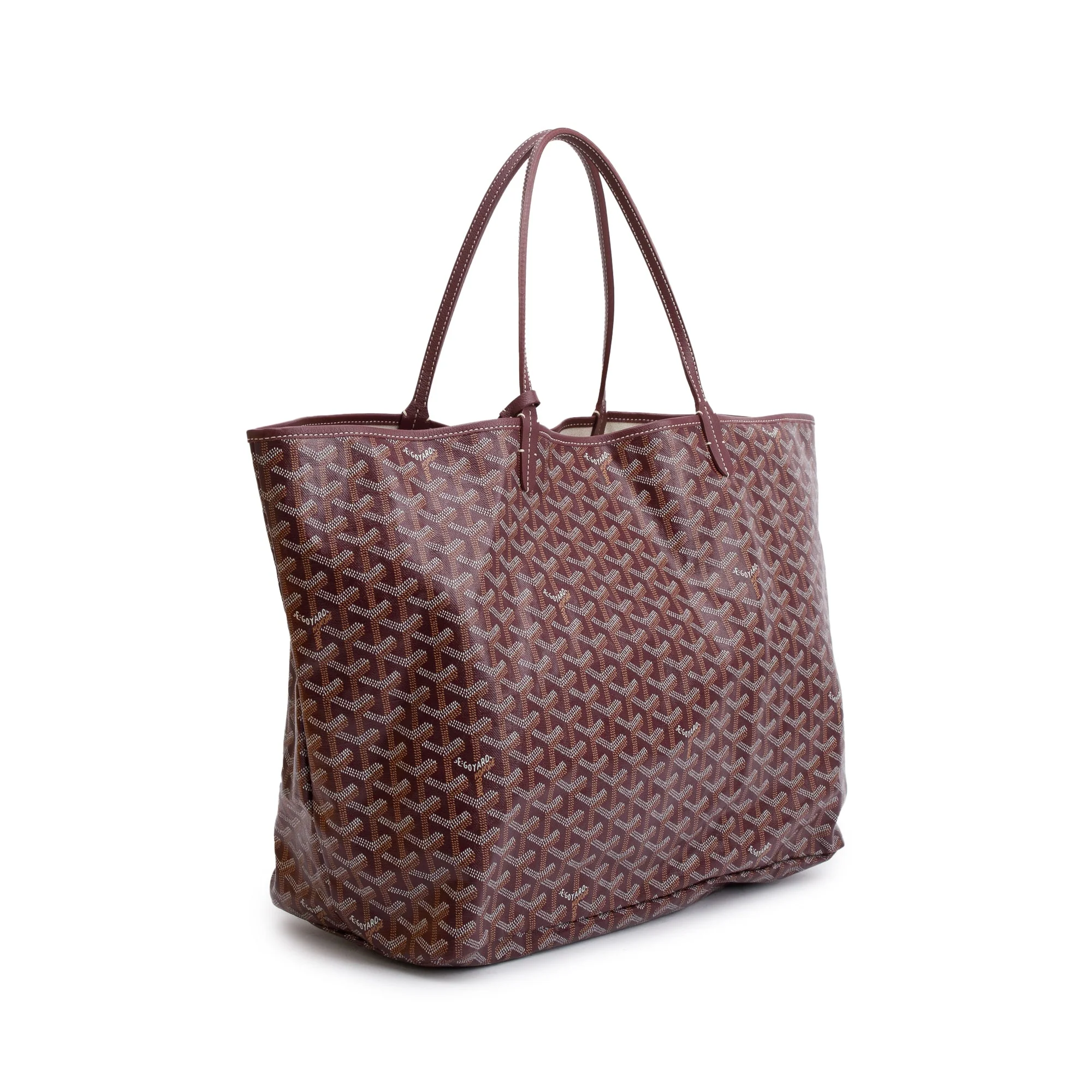 Goyard Burgundy Monogram Canvas Saint Louis Tote GM w/ Pouch - Image 3