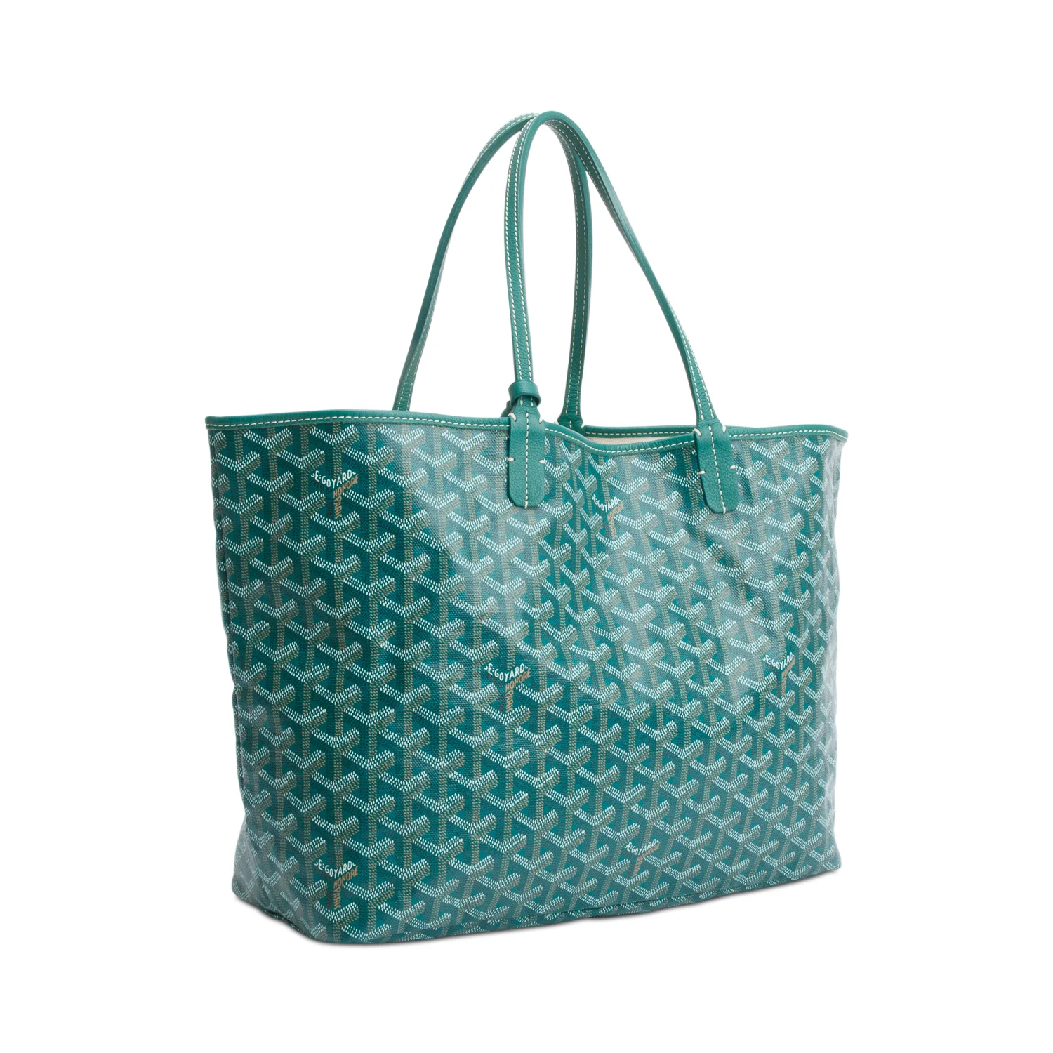 Goyard Green Monogram Canvas Saint Louis Tote PM w/ Pouch - Image 3