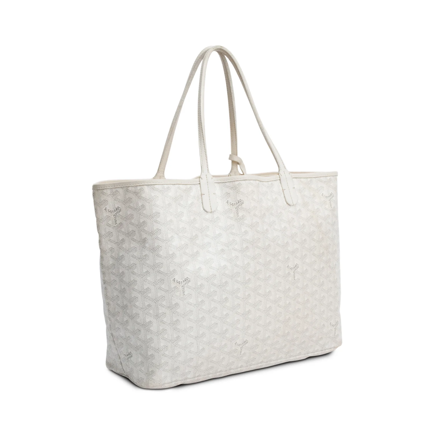 Goyard White Monogram Canvas Saint Louis Tote PM w/ Pouch - Image 5