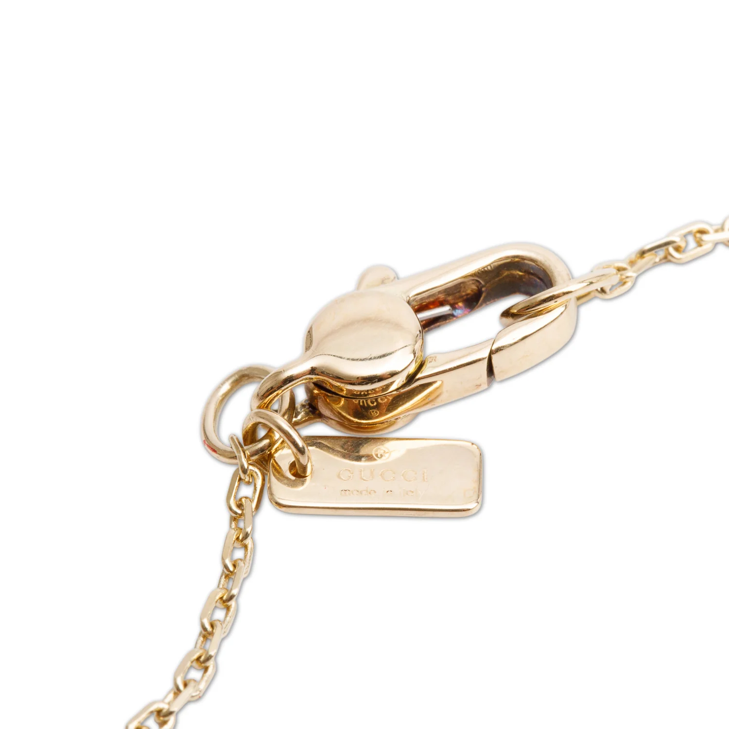 Gucci 18k Yellow Gold Icon Pendant Necklace w/ Box - Image 5