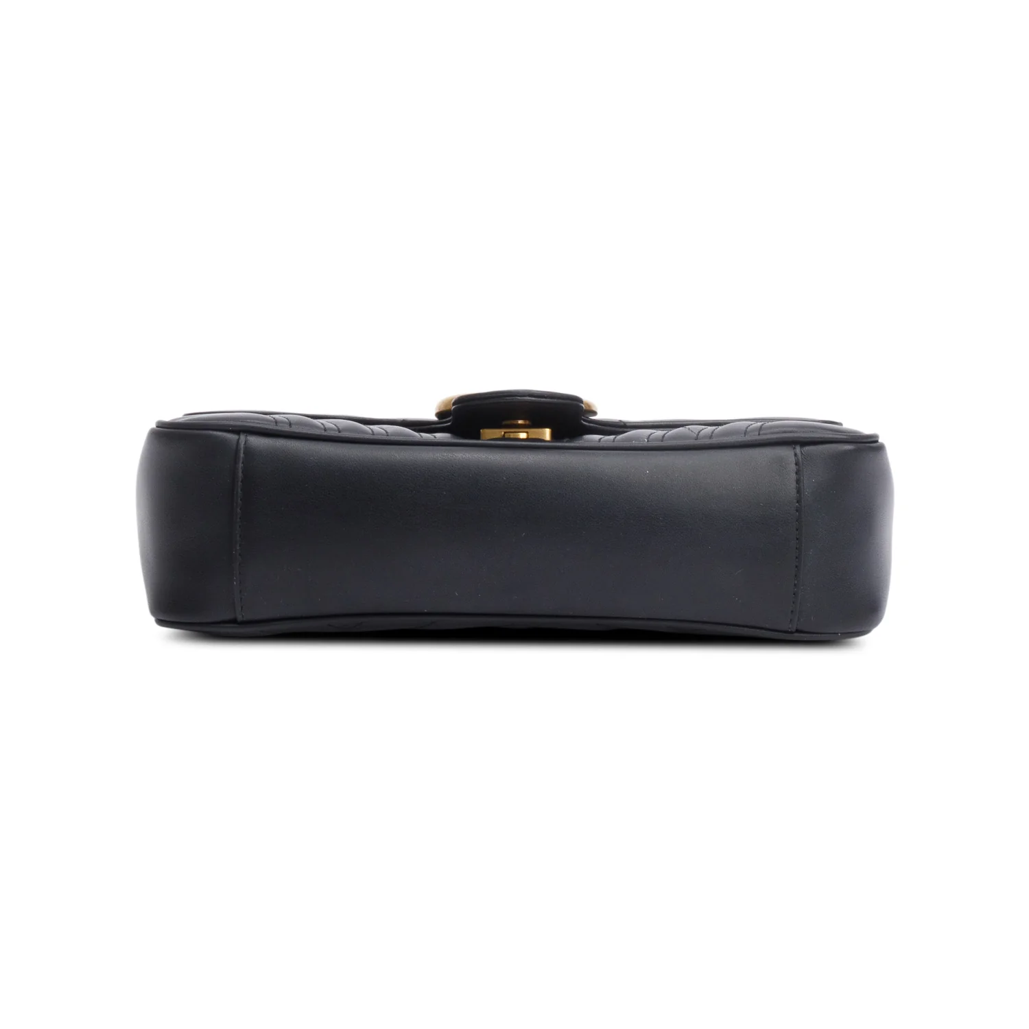 Gucci 2023 Black GG Marmont Matelasse Small Shoulder Bag w/ Box - Image 8