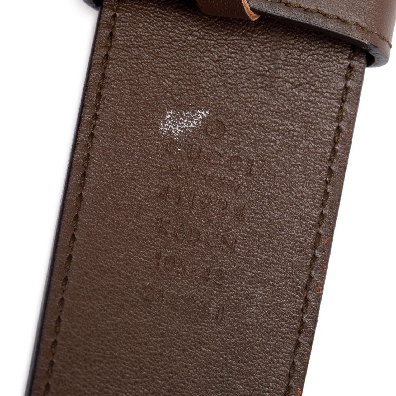 Gucci Beige Bengal GG Supreme Canvas Interlocking G Belt 105 42 - Image 2