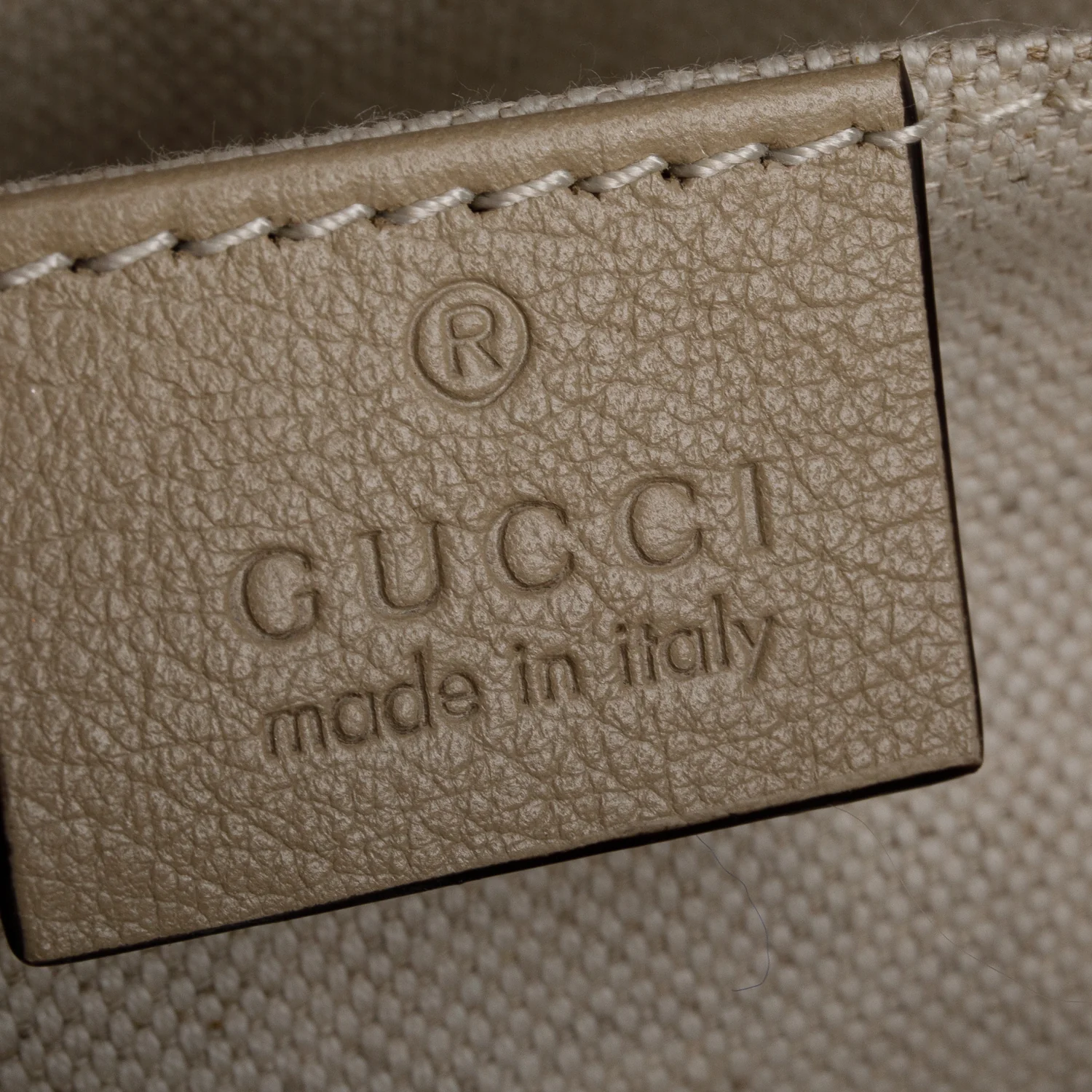 Gucci Beige Calfskin Leather Diana Small Tote Bag w/ Strap - Image 9