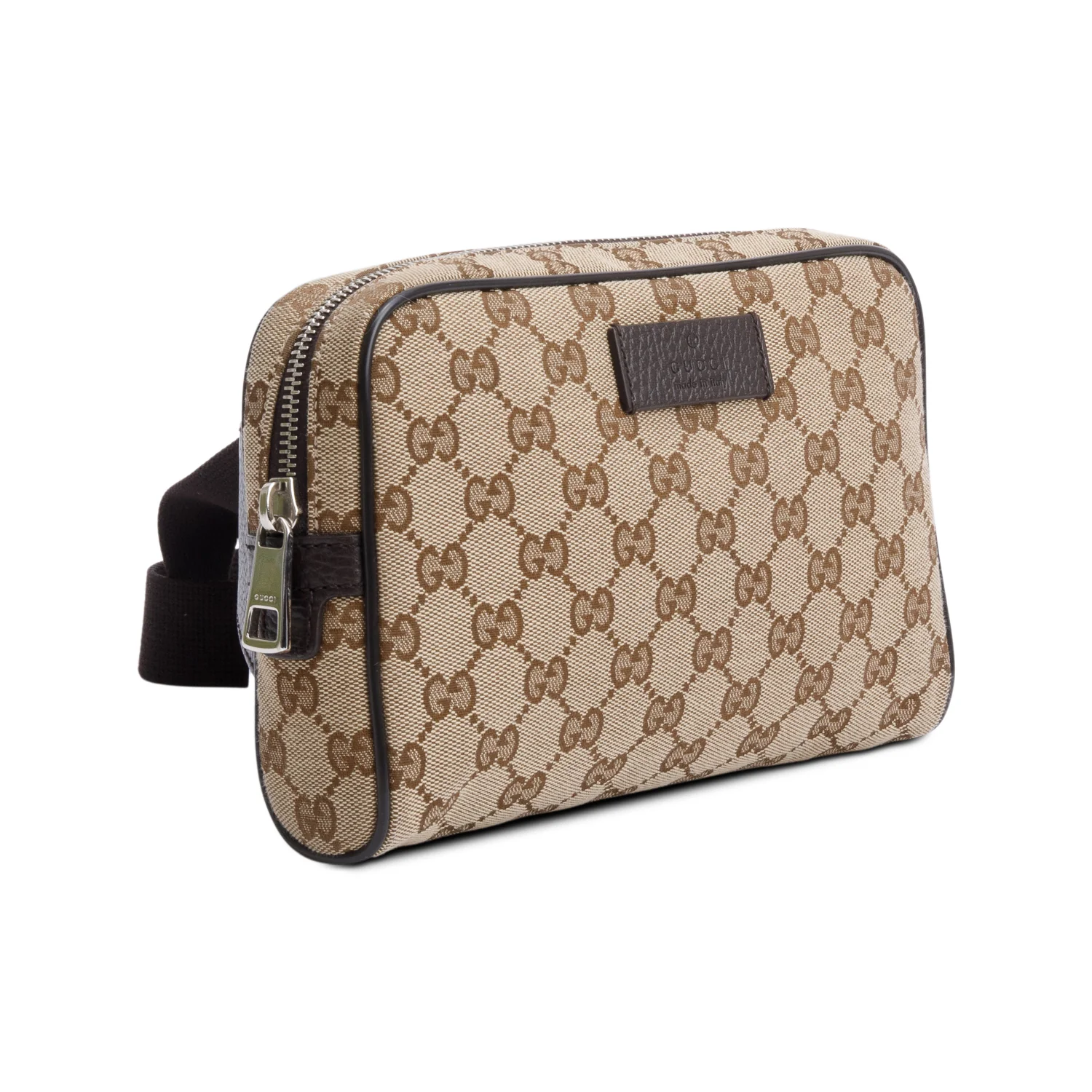 Gucci Beige GG Canvas Belt Bag w/ Box - Image 3