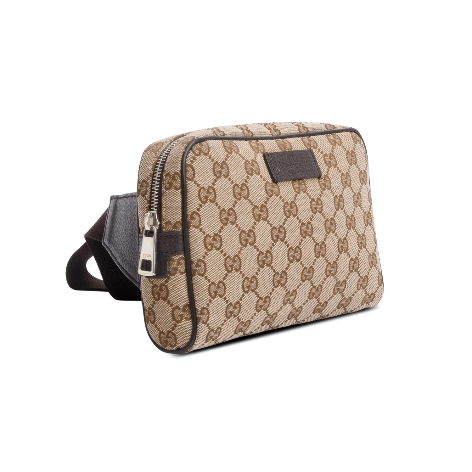 Gucci Beige GG Canvas Belt Bag w/ Box - Image 3