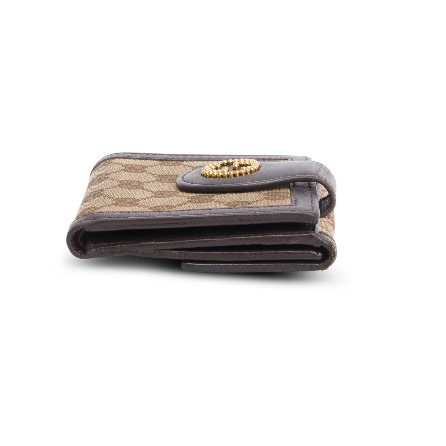Gucci Beige GG Supreme Bi-Fold Wallet w/ Box - Image 6