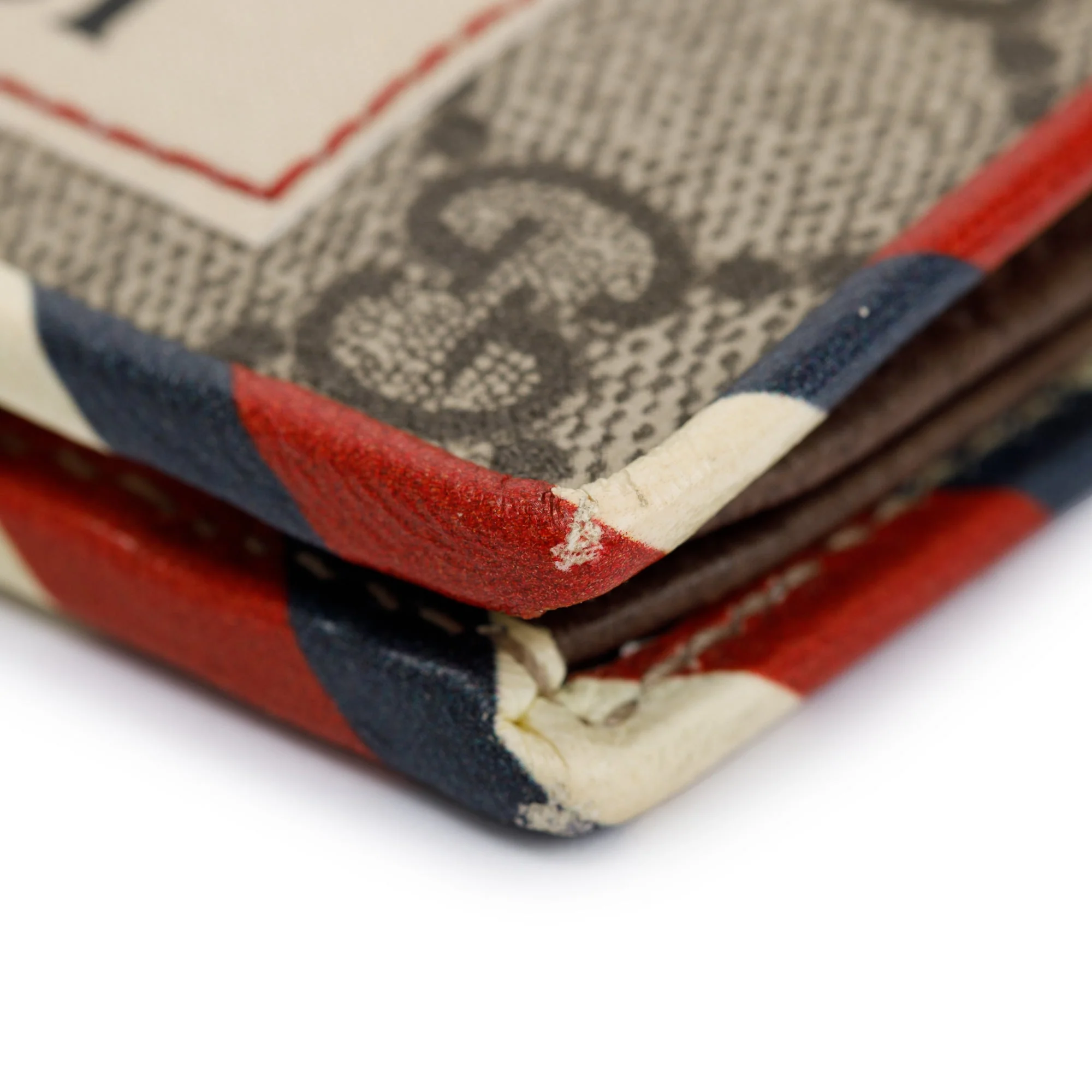 Gucci Beige & Multicolour Courrier GG Supreme Bifold Wallet - Image 7