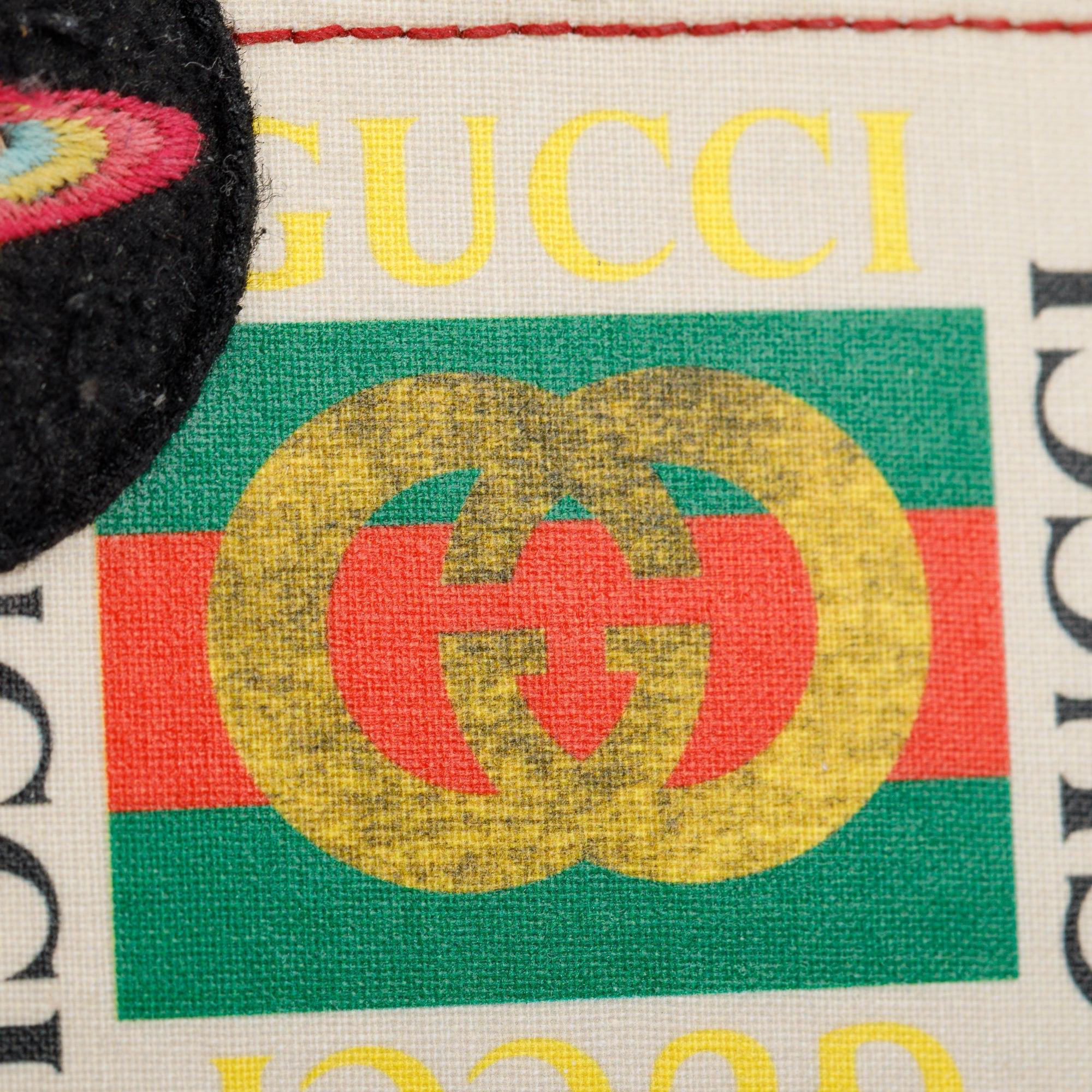 Gucci Beige & Multicolour Courrier GG Supreme Bifold Wallet - Image 8