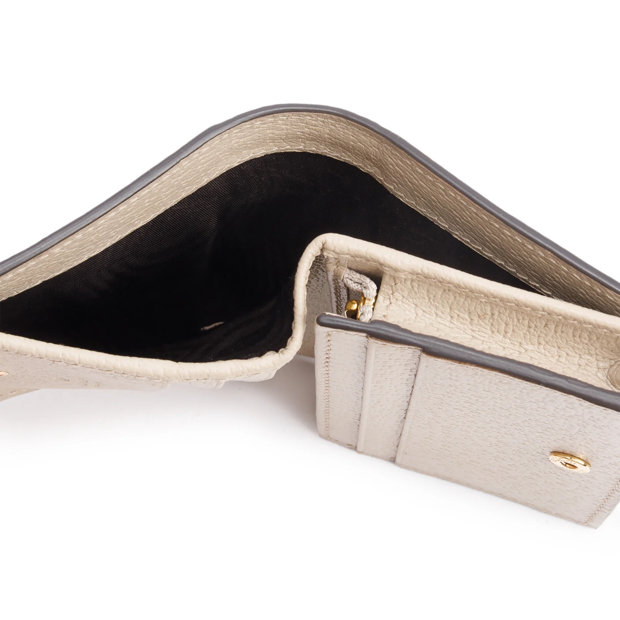 Gucci Beige Ophidia GG Supreme Canvas Card Case Wallet w/ Box - Image 8