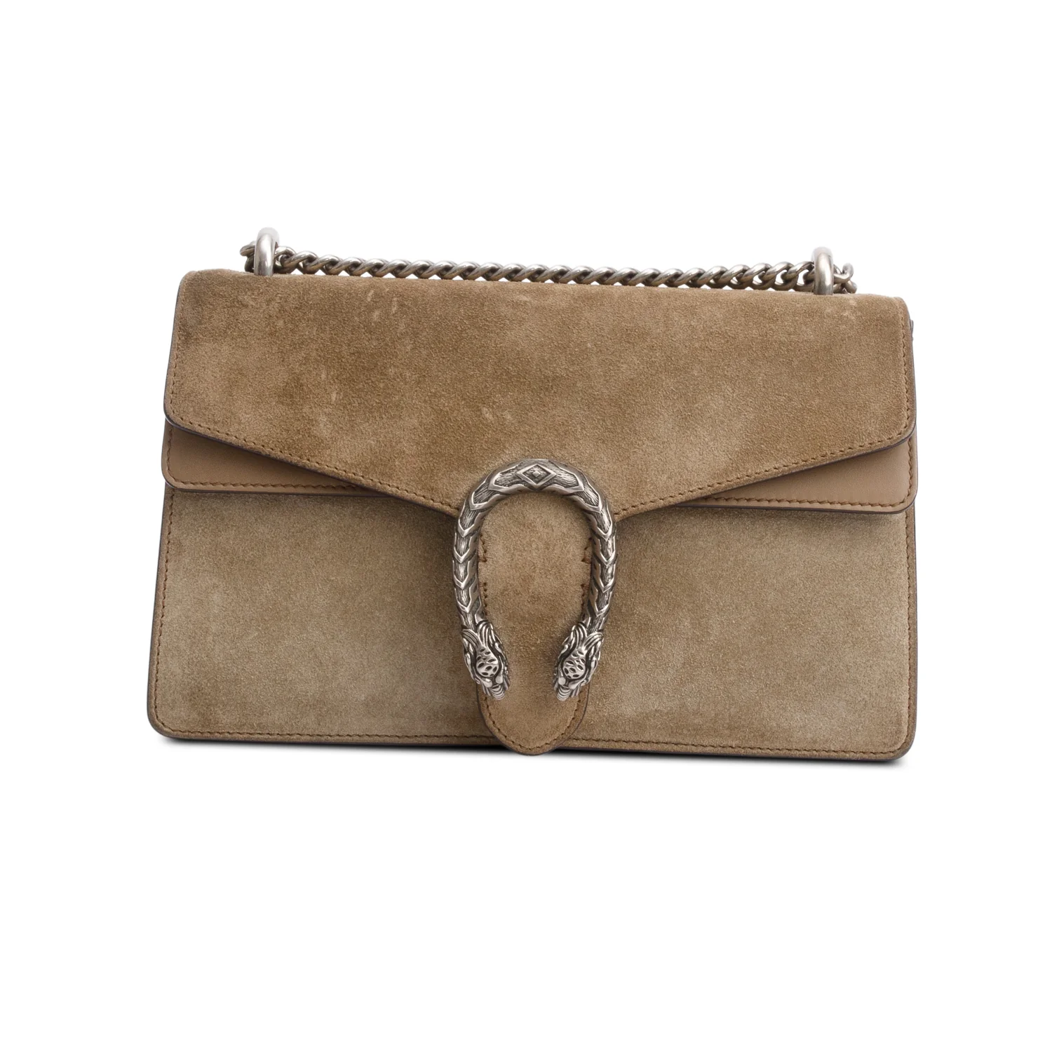 Gucci Beige Suede Small Dionysus Shoulder Bag - Image 3