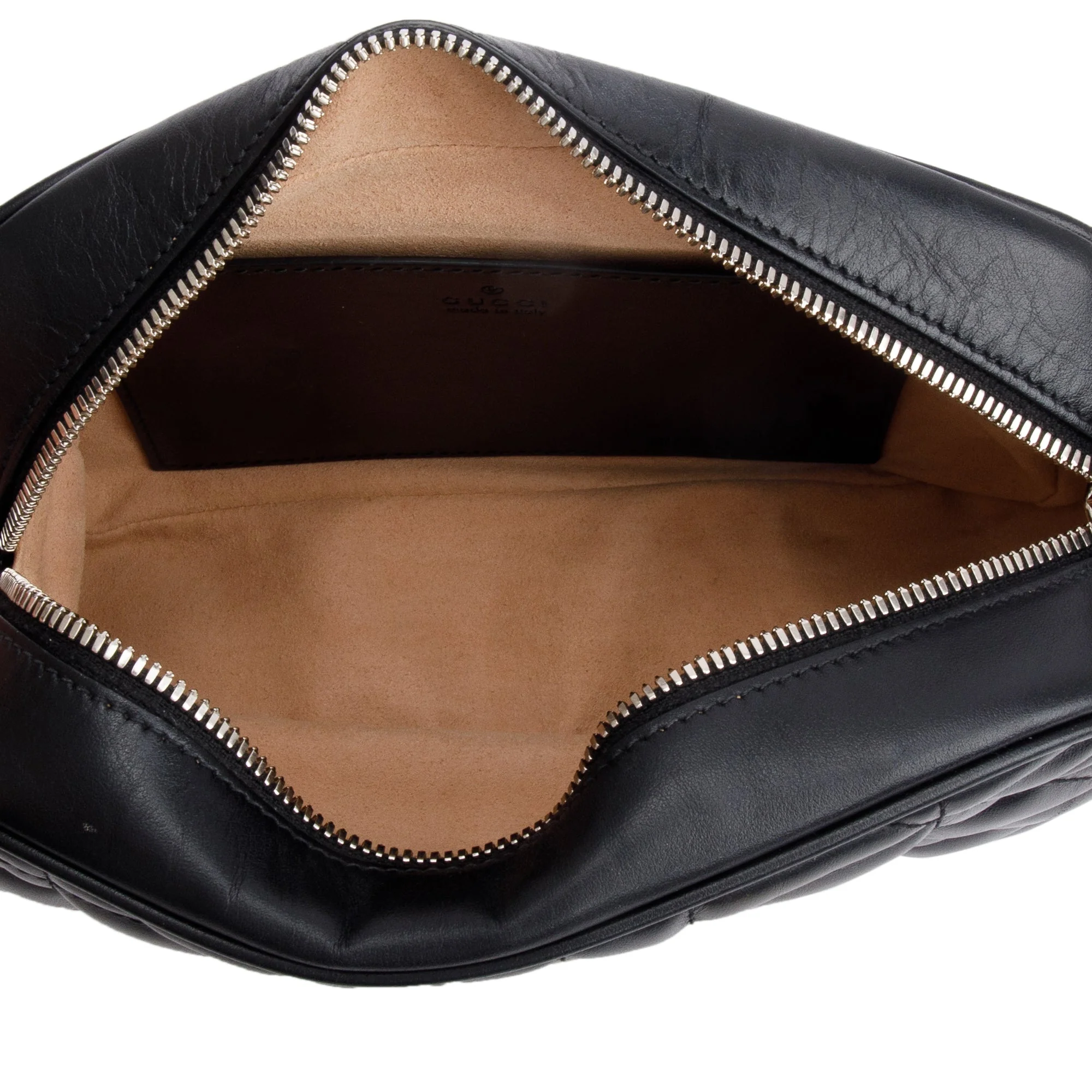 Gucci Black Aria GG Marmont Matelasse Small Shoulder Bag - Image 8