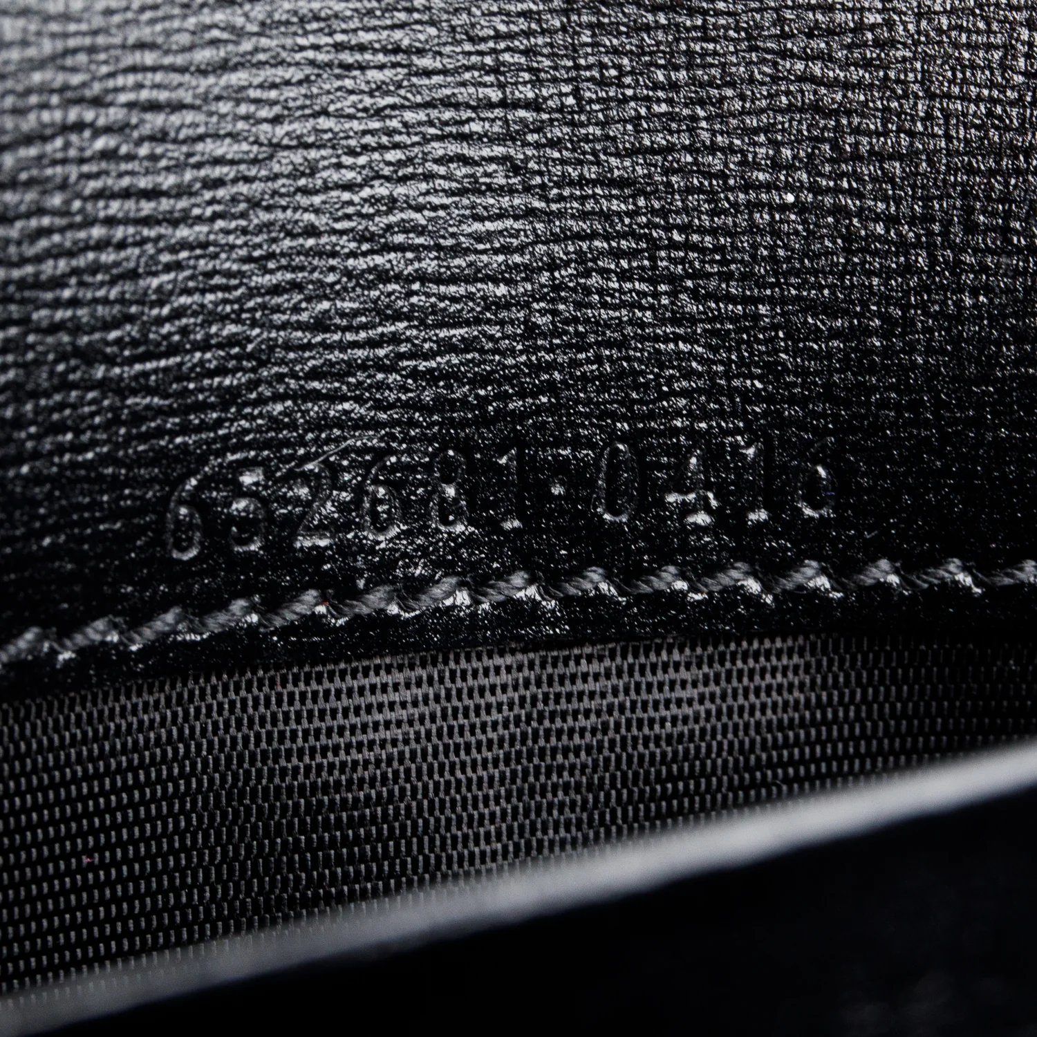 Gucci Black Calfskin Jackie 1961 Chain Wallet - Image 9