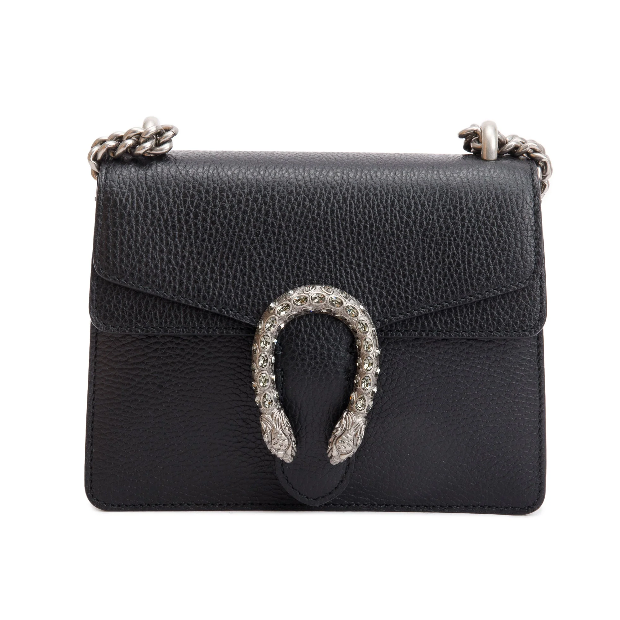 Gucci Black Calfskin Leather Dionysus Mini Shoulder Bag - Image 3