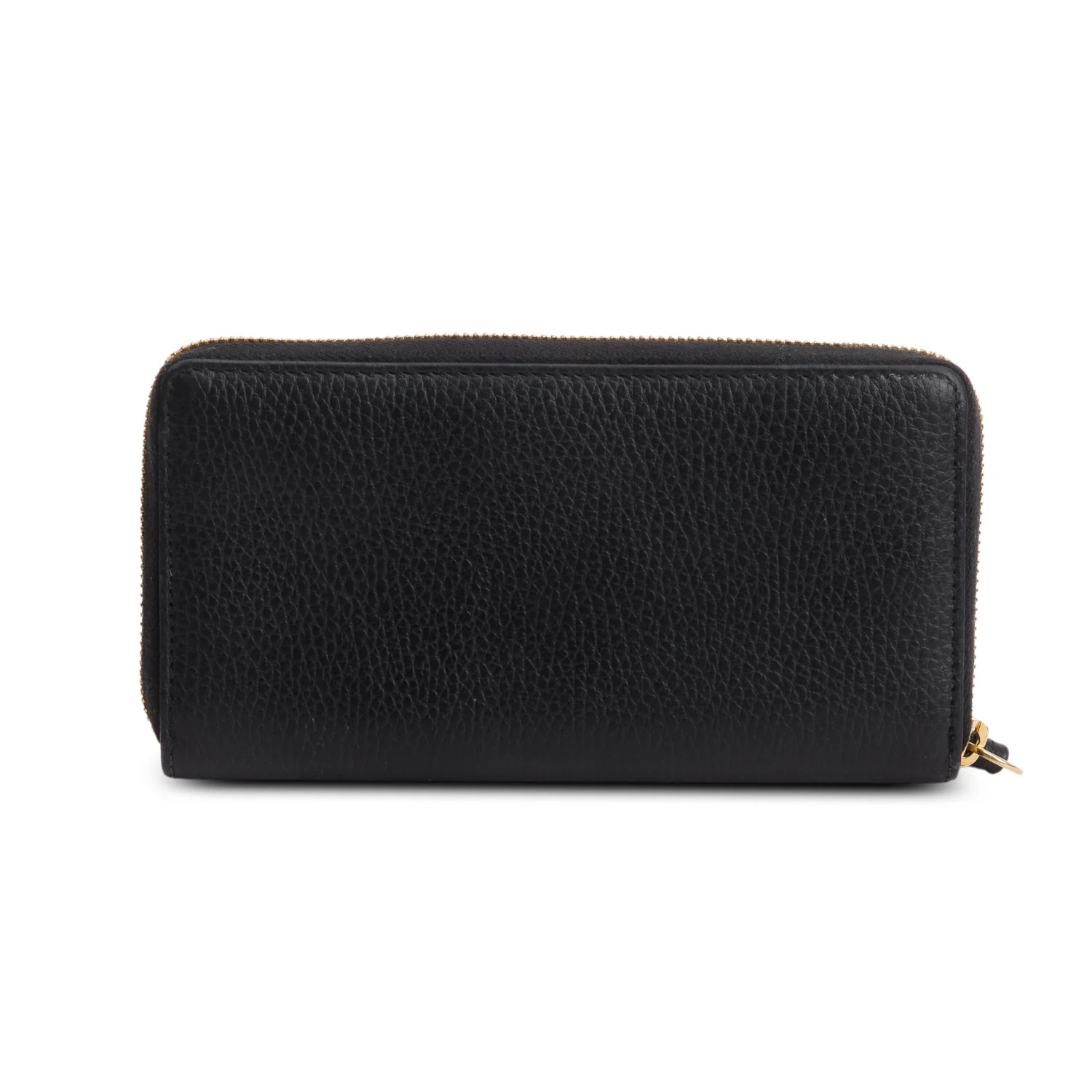 Gucci Black Calfskin Leather GG Marmont Zip Around Wallet w/ Box - Image 4