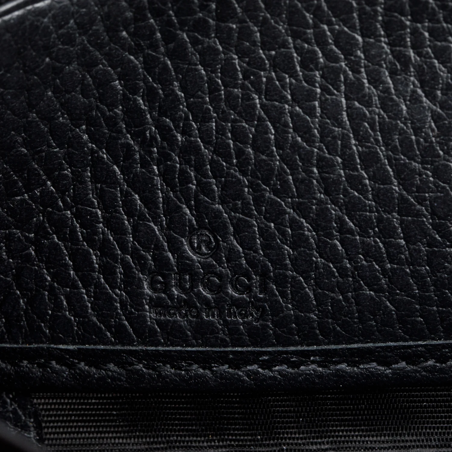 Gucci Black Calfskin Leather GG Marmont Zip Around Wallet w/ Box - Image 7