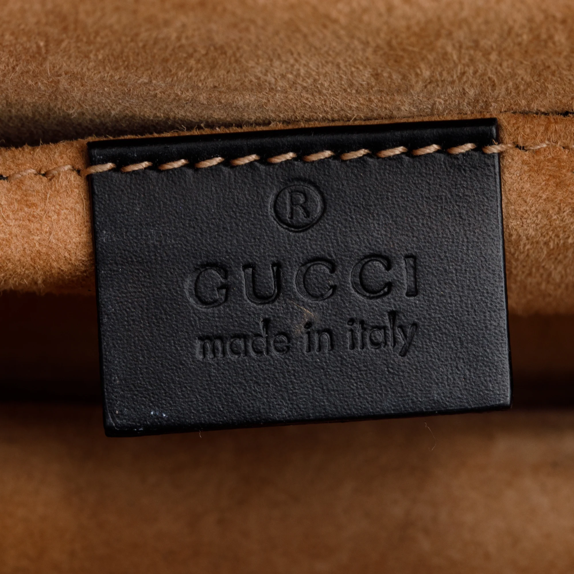 Gucci Black Calfskin Leather Web Mini Sylvie Chain Shoulder Bag - Image 9