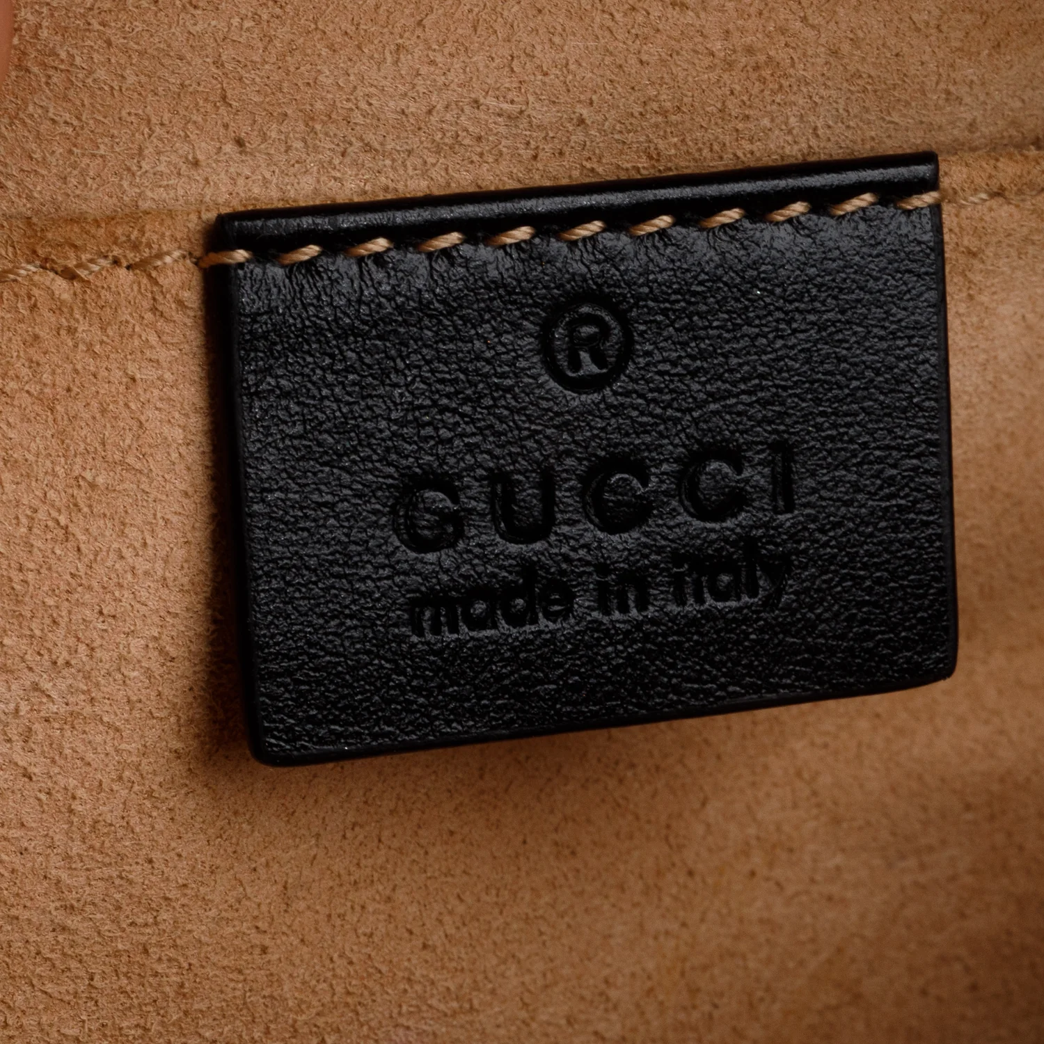 Gucci Black Calfskin Matelasse Mini GG Marmont Camera Bag - Image 9