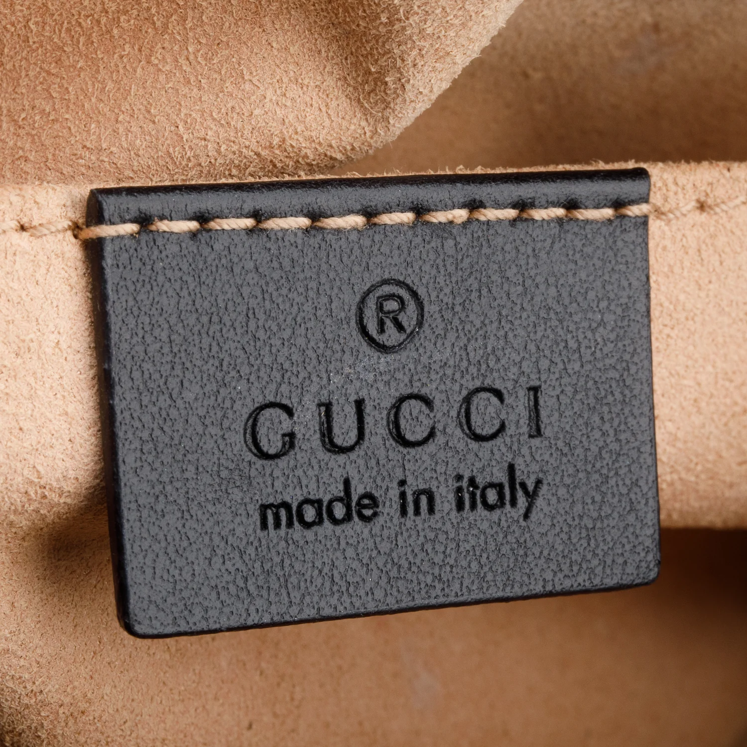 Gucci Black Calfskin Matelasse Mini GG Marmont Chain Shoulder Bag - Image 9
