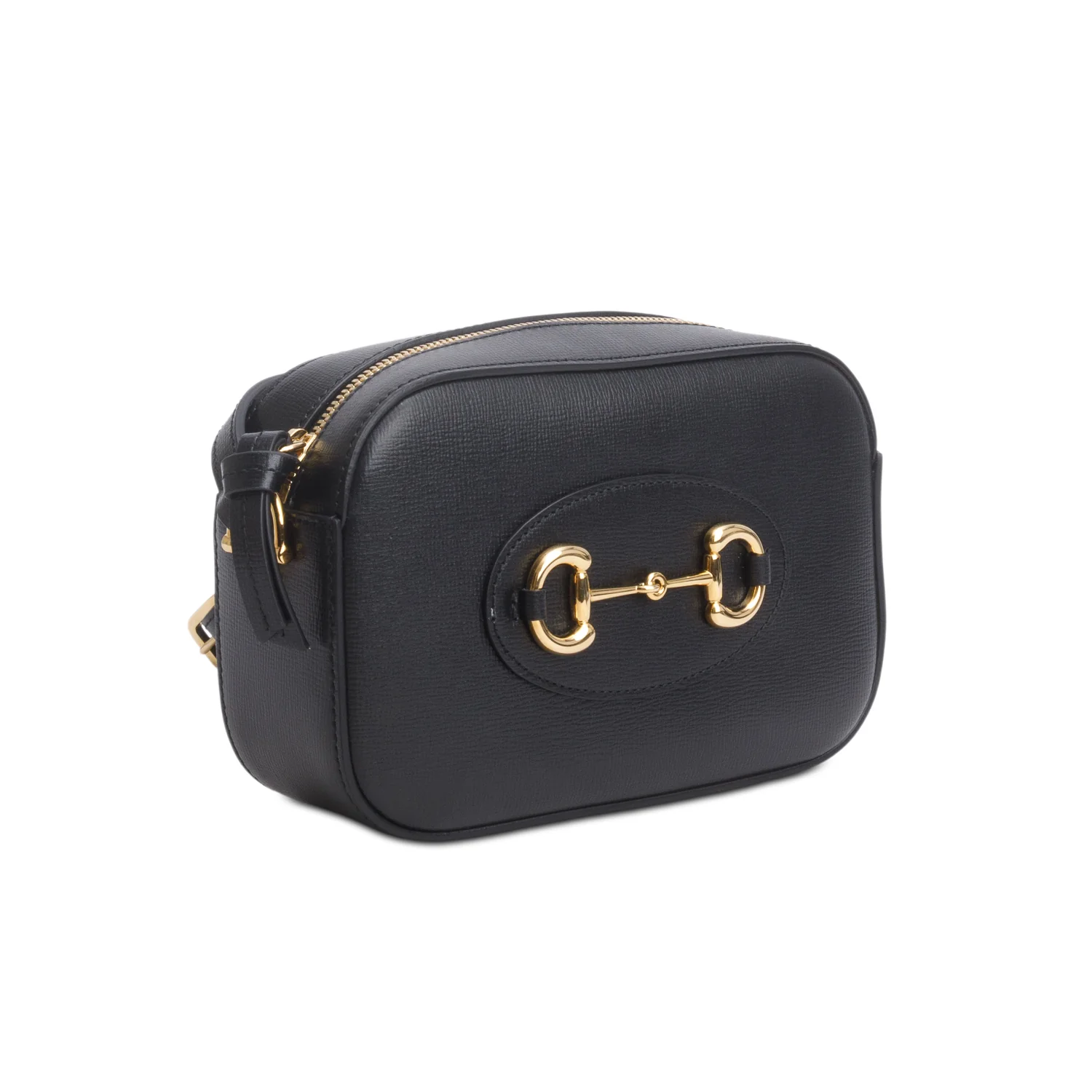 Gucci Black Calfskin Mini Horsebit 1955 Camera Shoulder Bag - Image 4