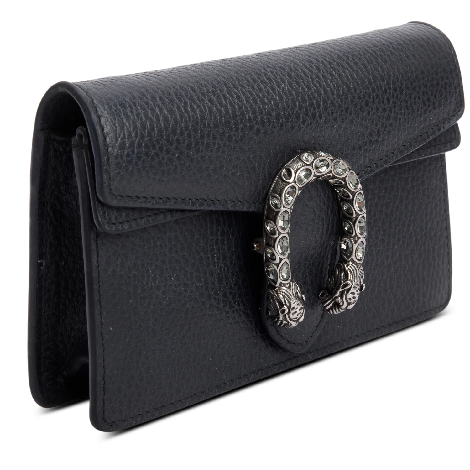 Gucci Black Calfskin Super Mini Dionysus Shoulder Bag w/ Box - Image 5