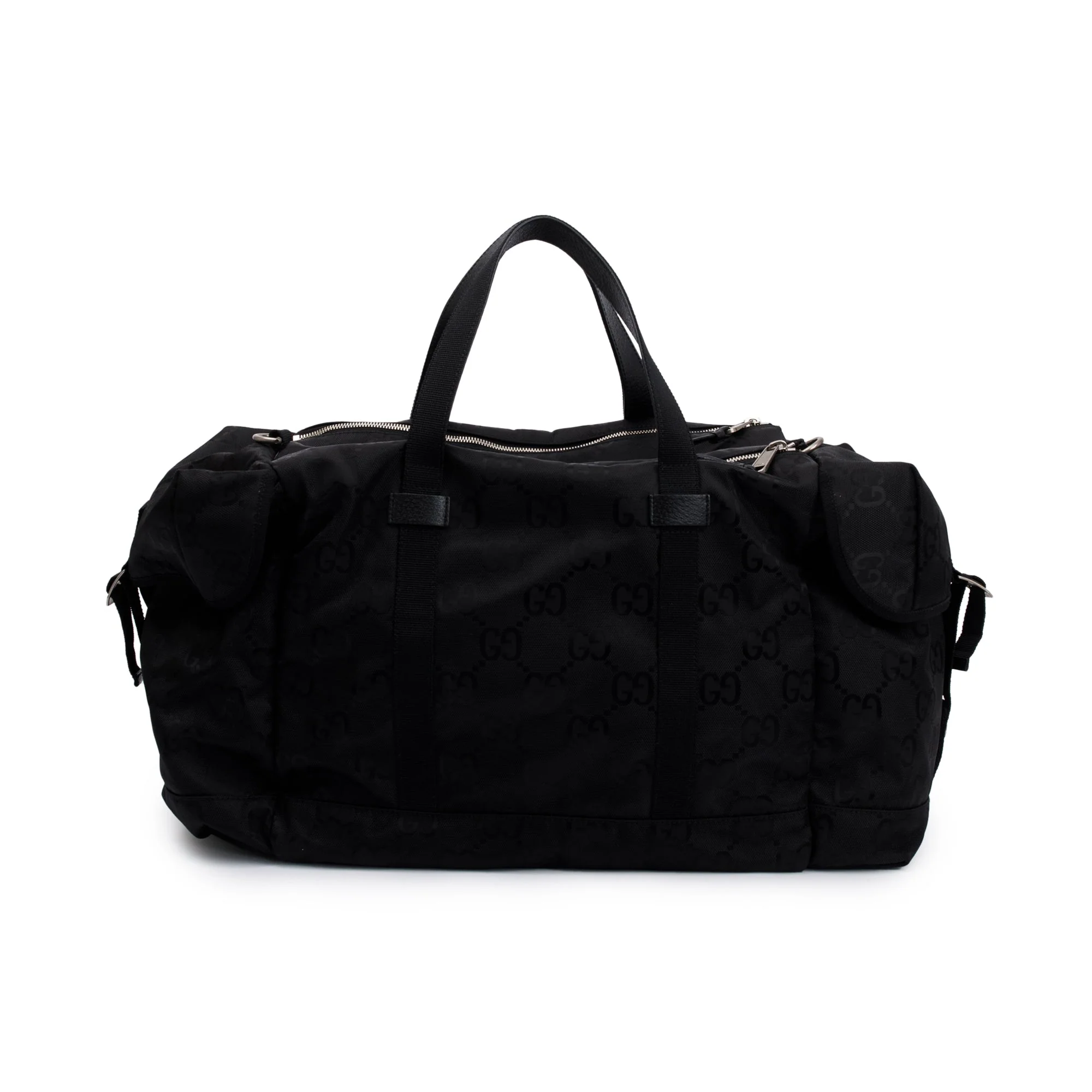 Gucci Black Econyl Nylon Off The Grid Duffle Bag - Image 5