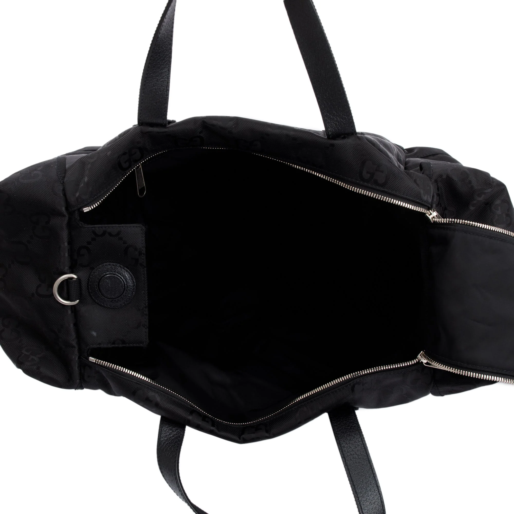 Gucci Black Econyl Nylon Off The Grid Duffle Bag - Image 7