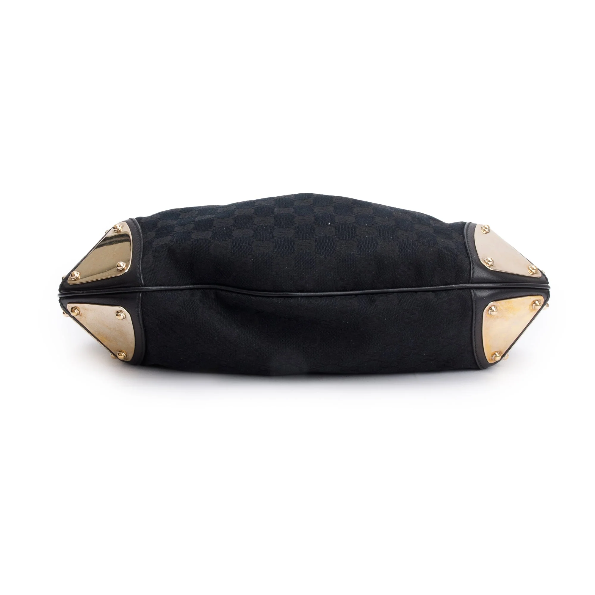 Gucci Black GG Canvas Medium Indy Babouska Hobo - Image 7