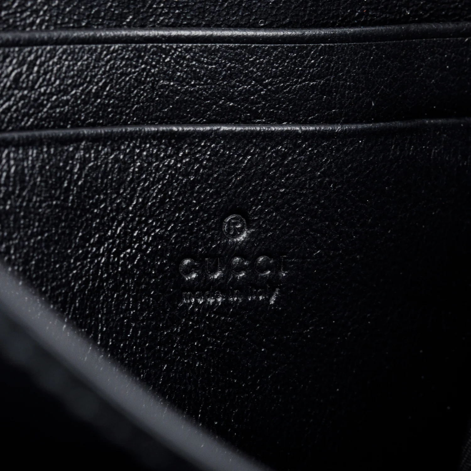 Gucci Black GG Marmont Calfskin Diagonal Torchon Wallet on Chain - Image 8