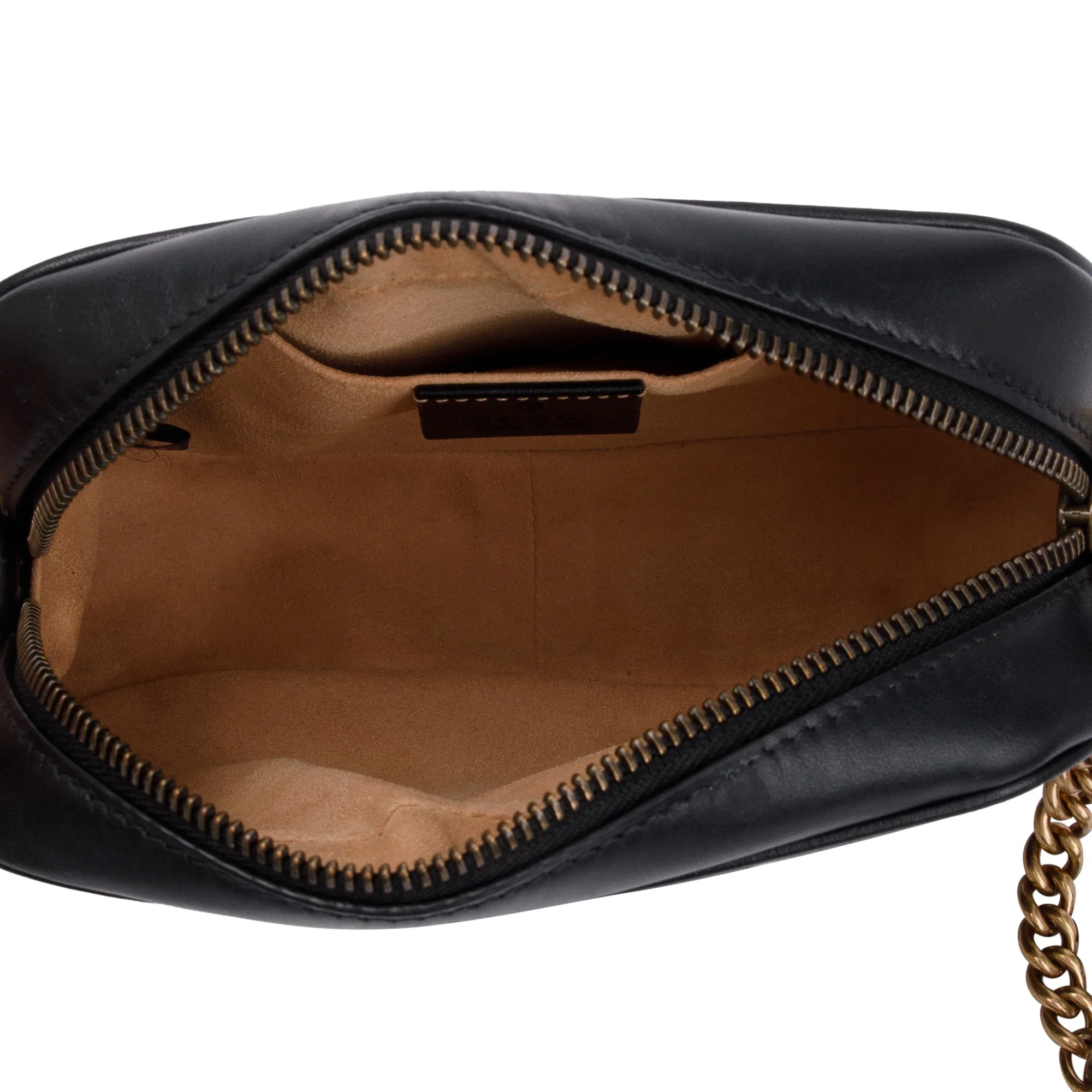Gucci Black GG Marmont Matelasse Mini Shoulder Bag w/ Box - Image 10