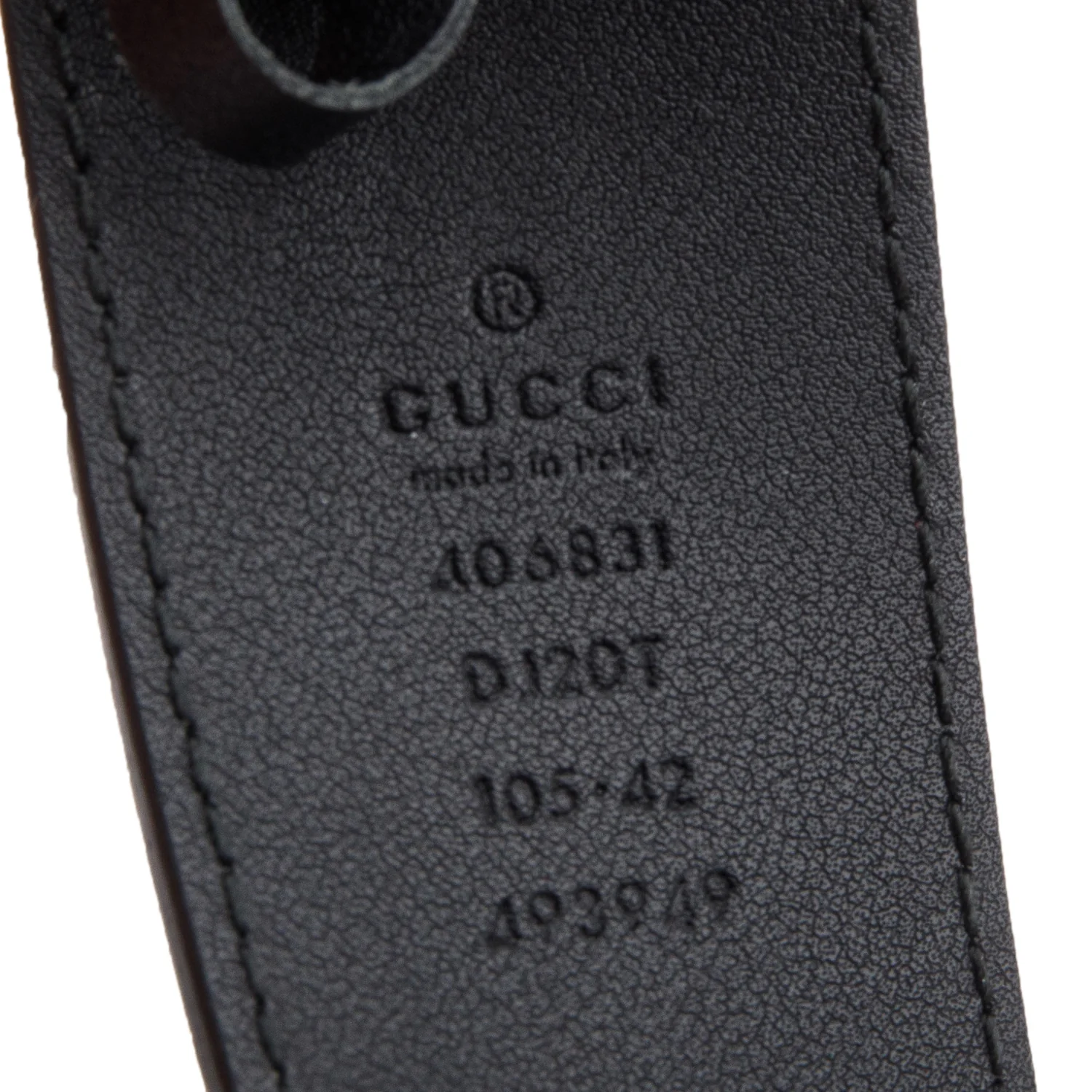 Gucci Black GG Marmont Wide Leather Belt 105 42 - Image 2