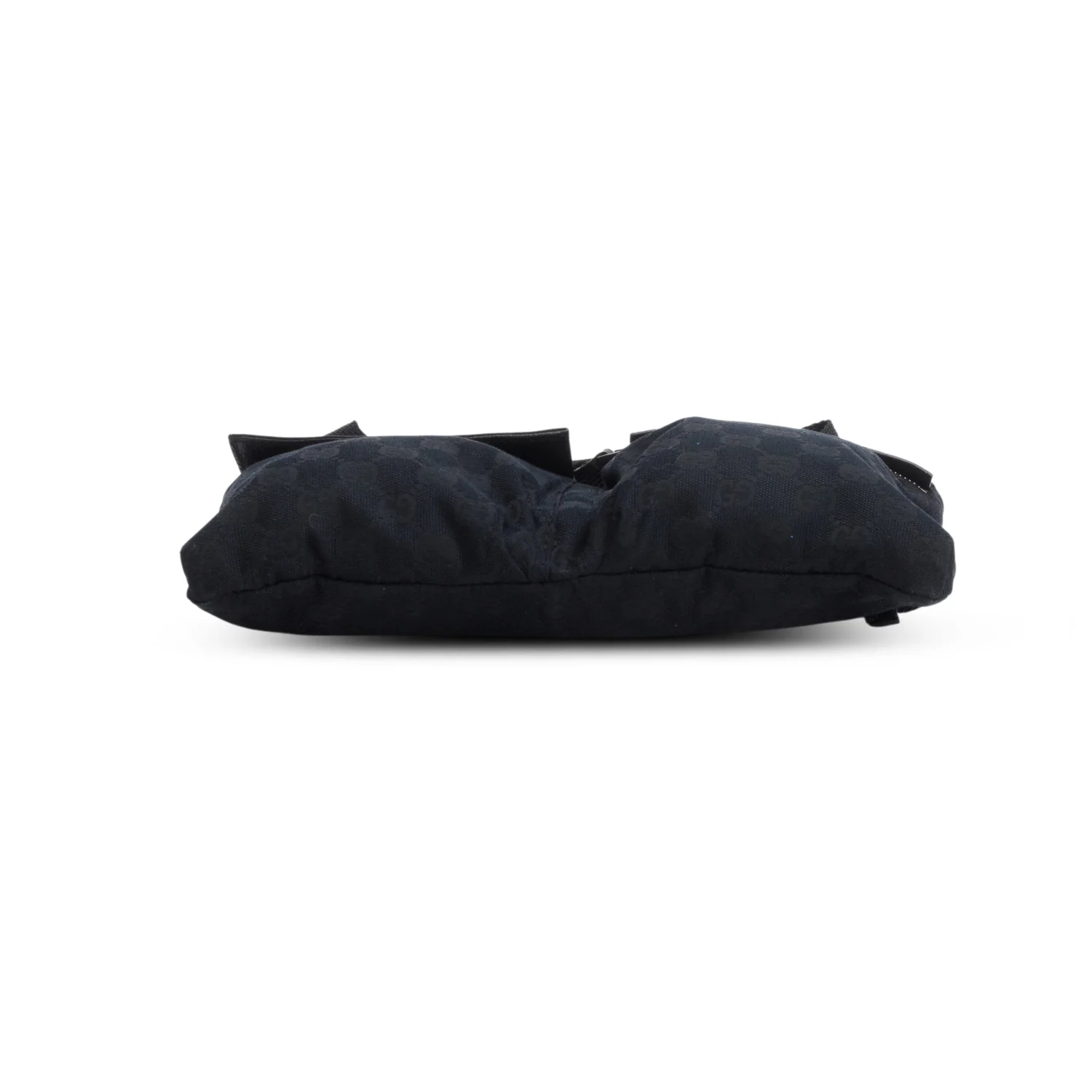 Gucci Black GG Monogram Double Pocket Belt Bag - Image 6