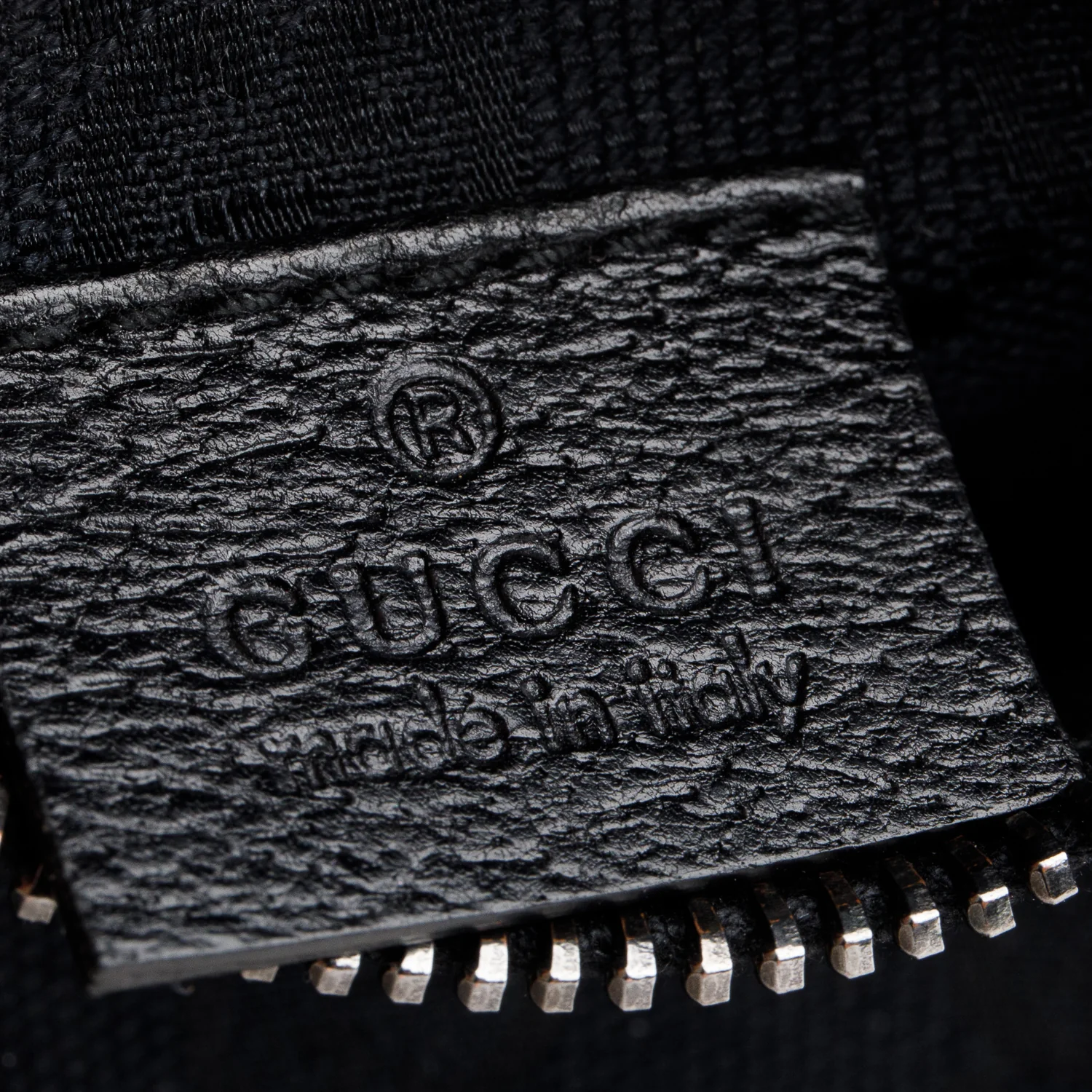 Gucci Black GG Monogram Double Pocket Belt Bag - Image 8