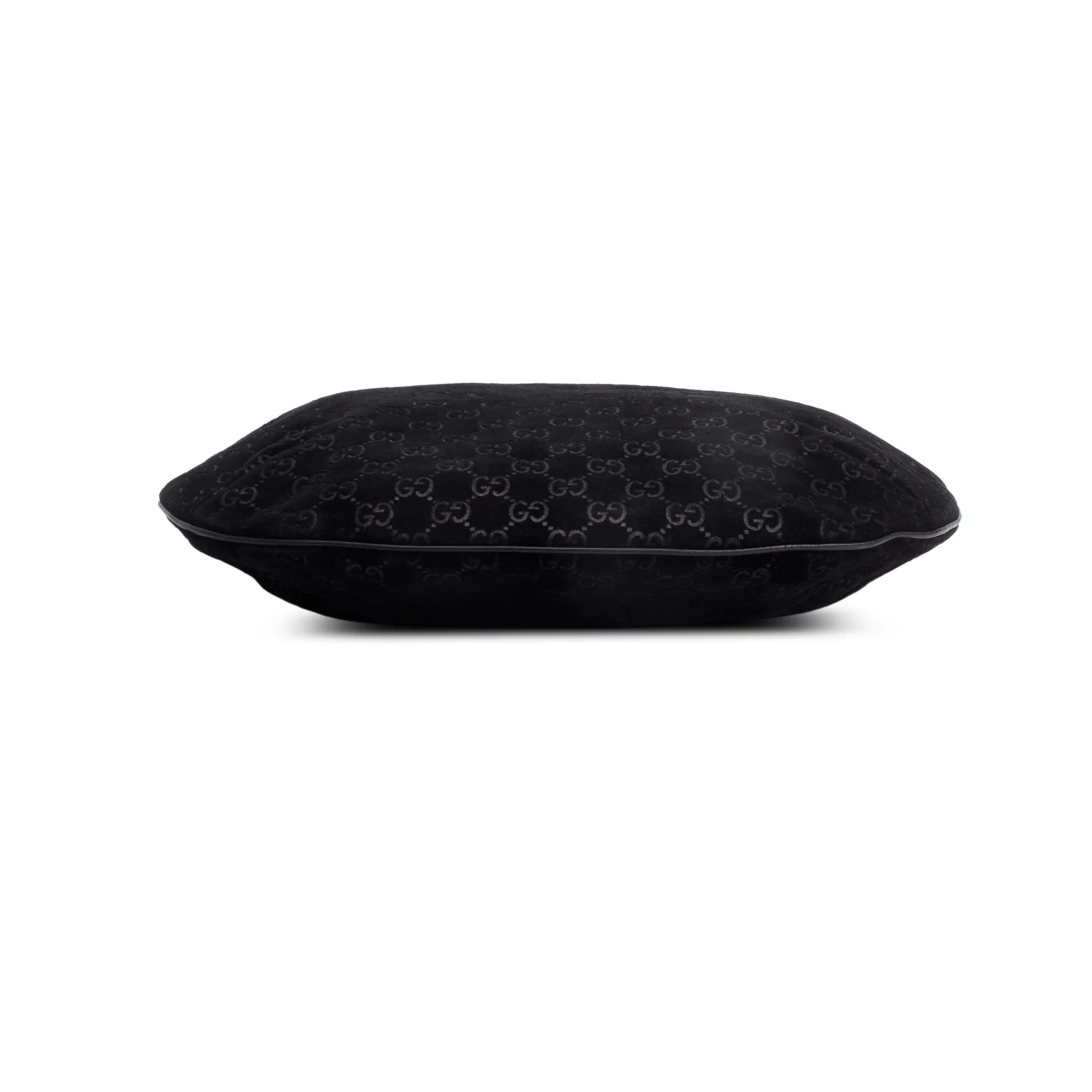 Gucci Black GG Suede Hobo Bag - Image 6
