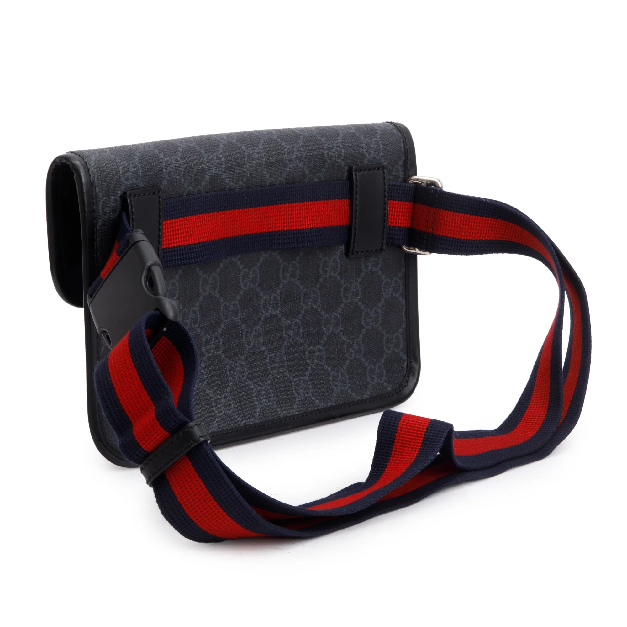 Gucci Black GG Supreme GG Belt Bag w/ Box - Image 5