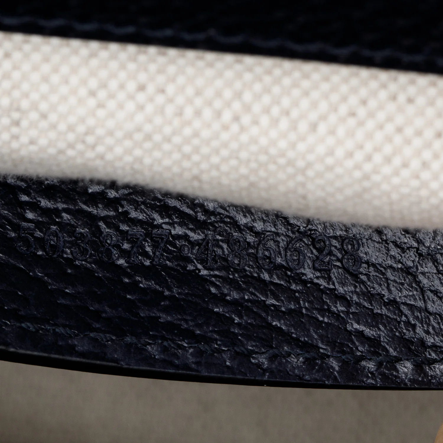 Gucci Black GG Supreme Monogram Textured Calfskin Web Medium Ophidia Chain Shoulder Bag w/ Box - Image 11