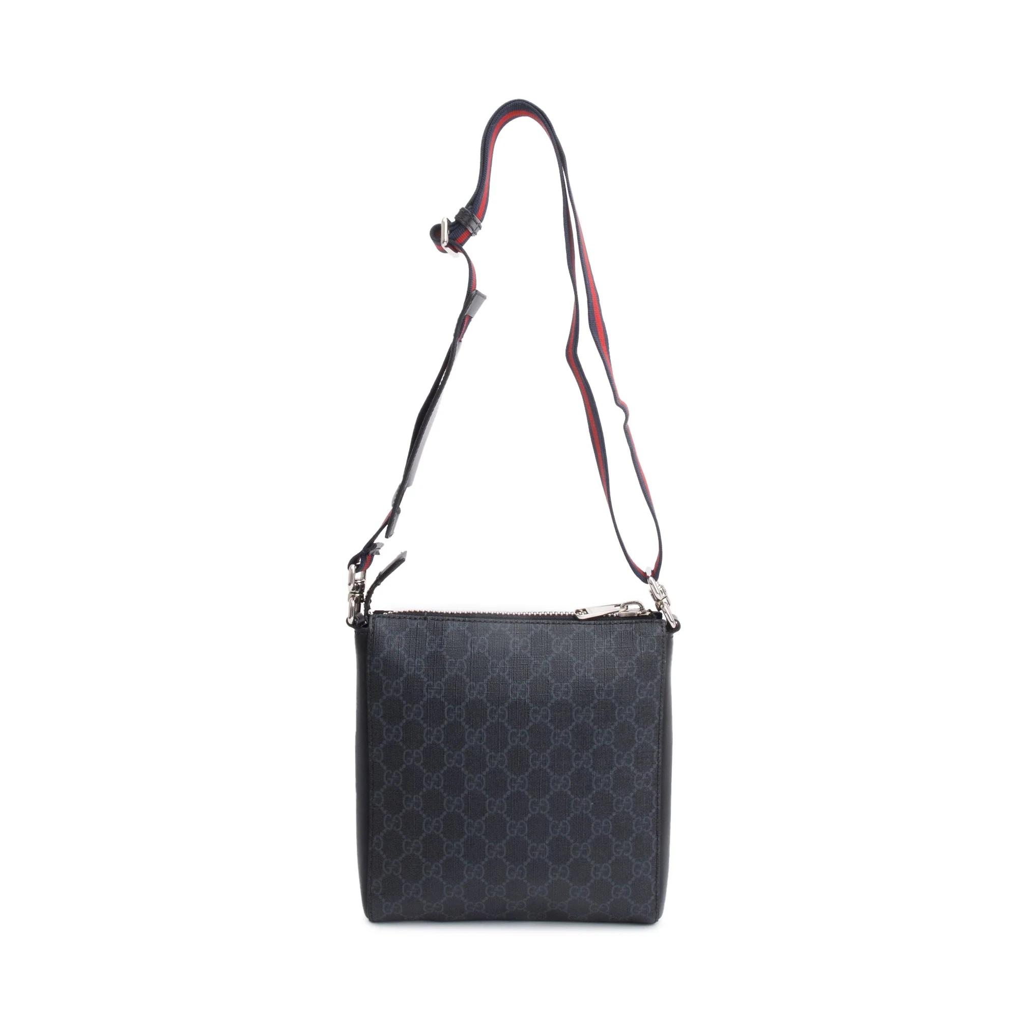 Gucci Black GG Supreme Small Messenger Bag - Image 5
