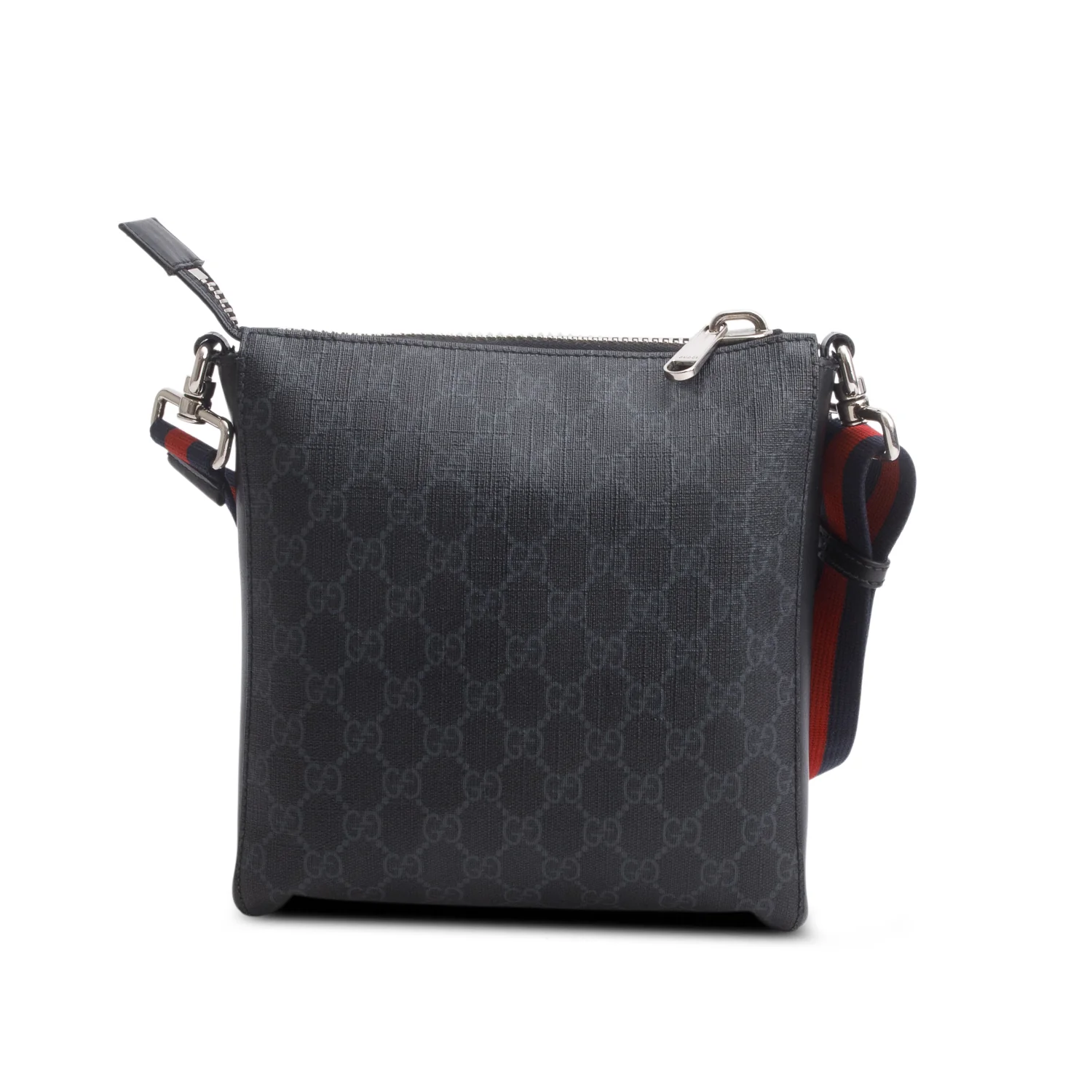 Gucci Black GG Supreme Small Messenger Bag - Image 5