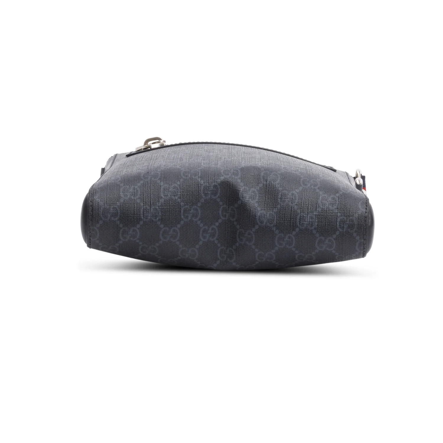 Gucci Black GG Supreme Small Messenger Bag w/ Box - Image 8