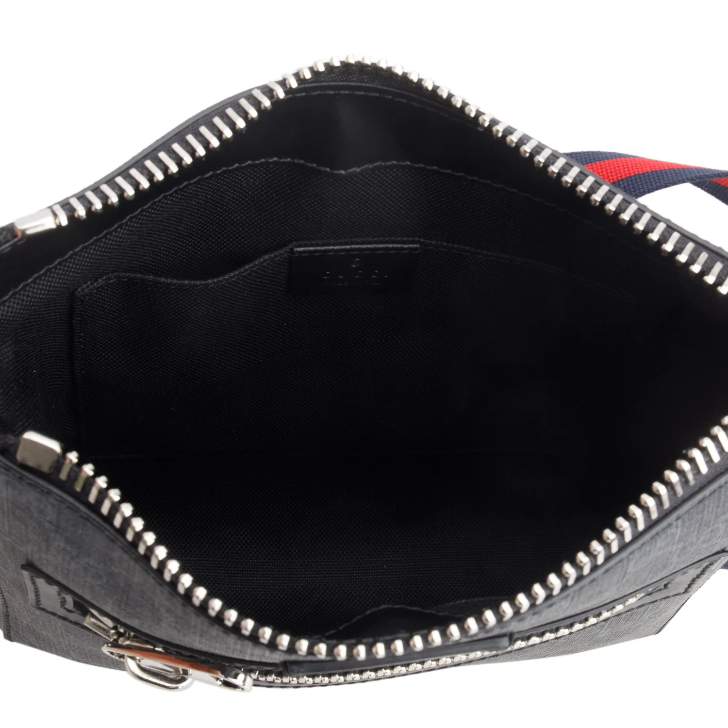 Gucci Black GG Supreme Small Messenger Bag w/ Box - Image 9
