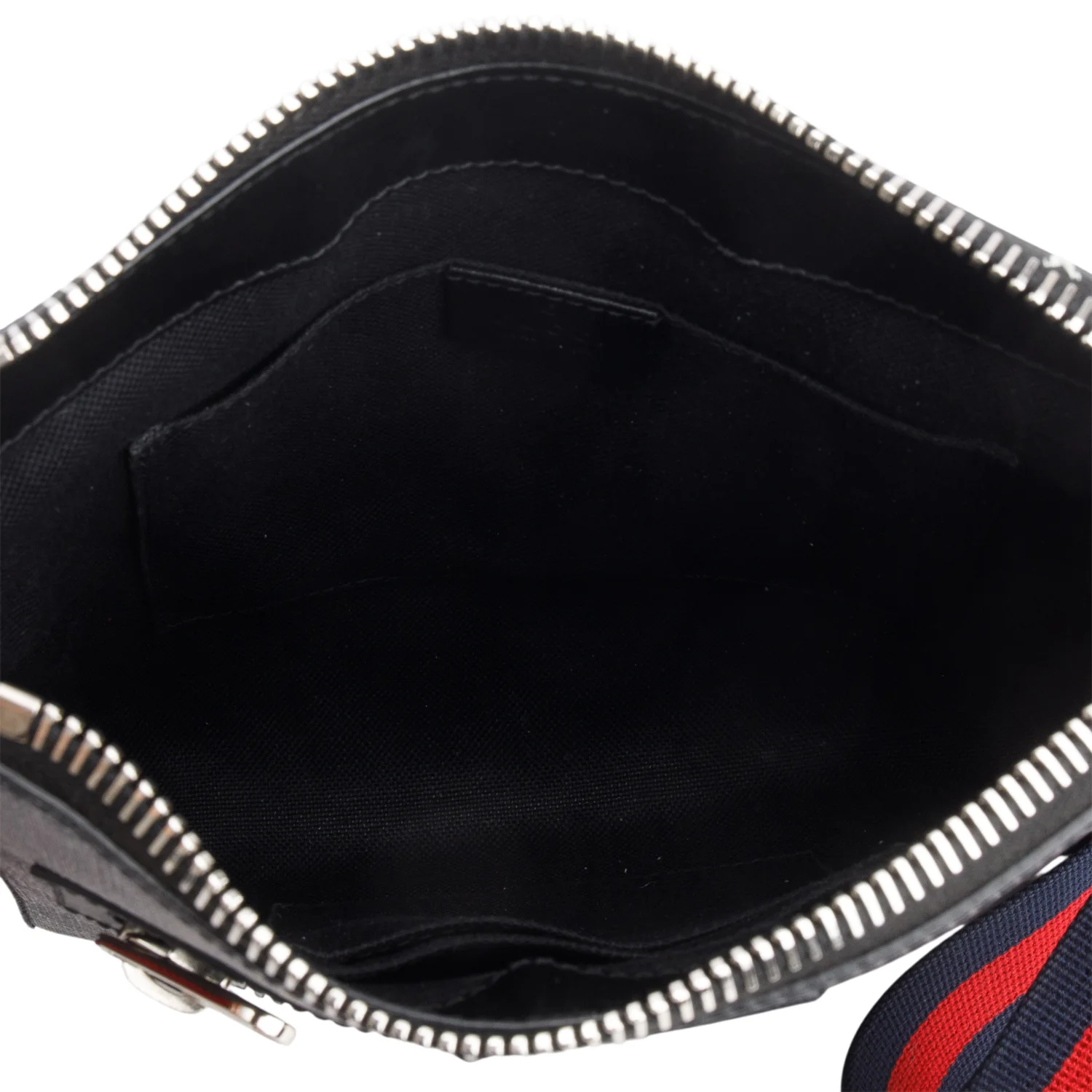 Gucci Black GG Supreme Small Messenger Bag w/ Box - Image 9