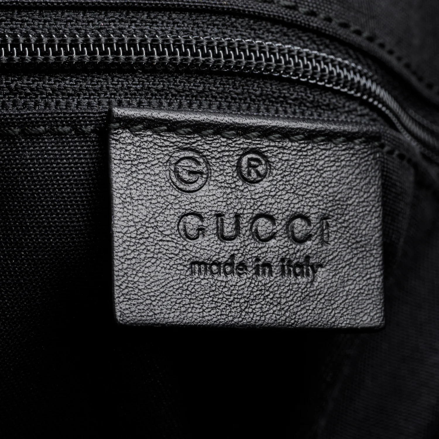 Gucci Black Guccissima Medium GG Charm Convertible Dome Satchel - Image 7