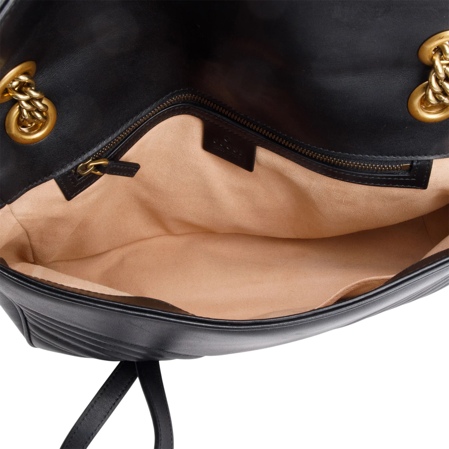 Gucci Black Leather Marmont Large Shoulder Bag - Image 8