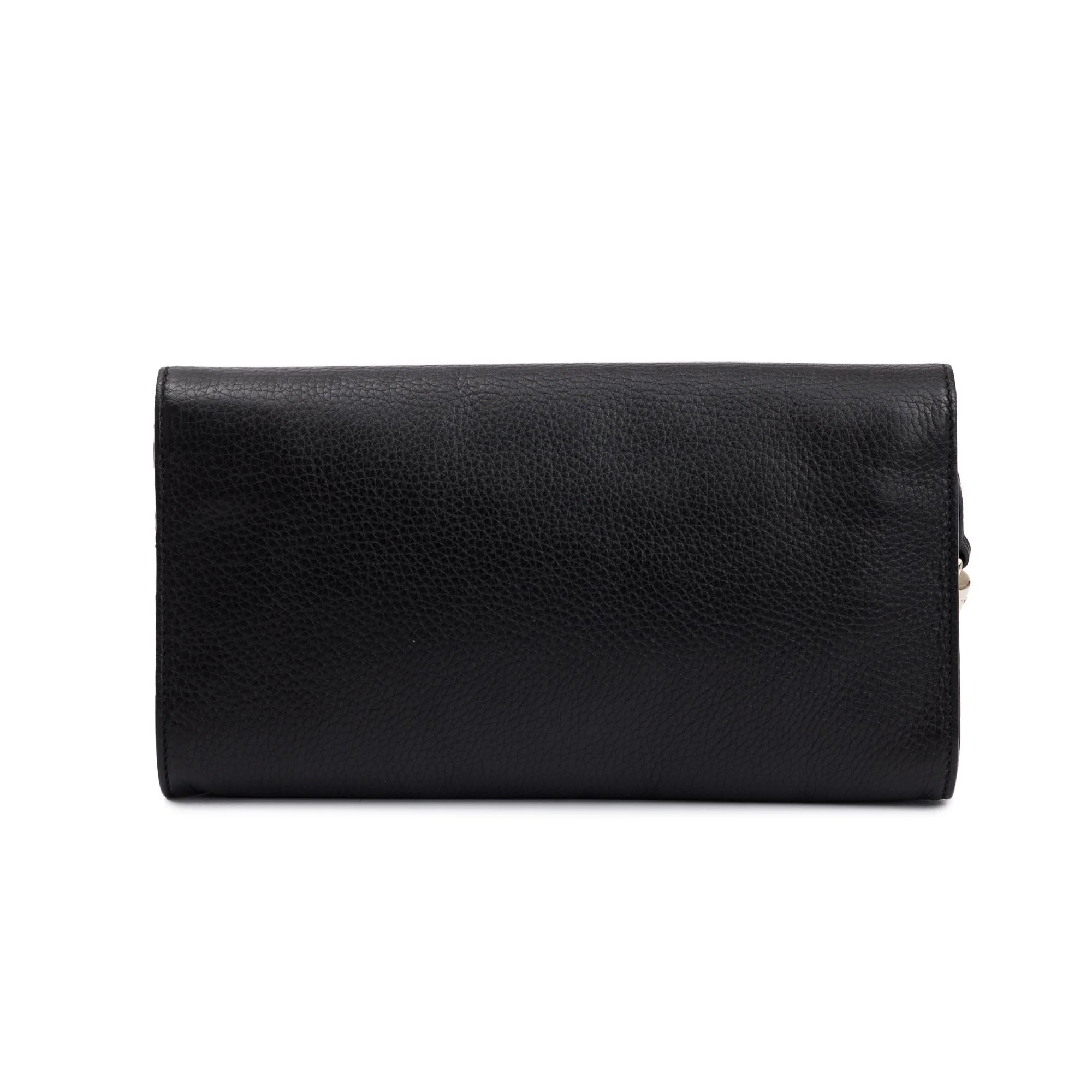 Gucci Black Leather Medium GG Soho Tassel Clutch Bag - Image 3