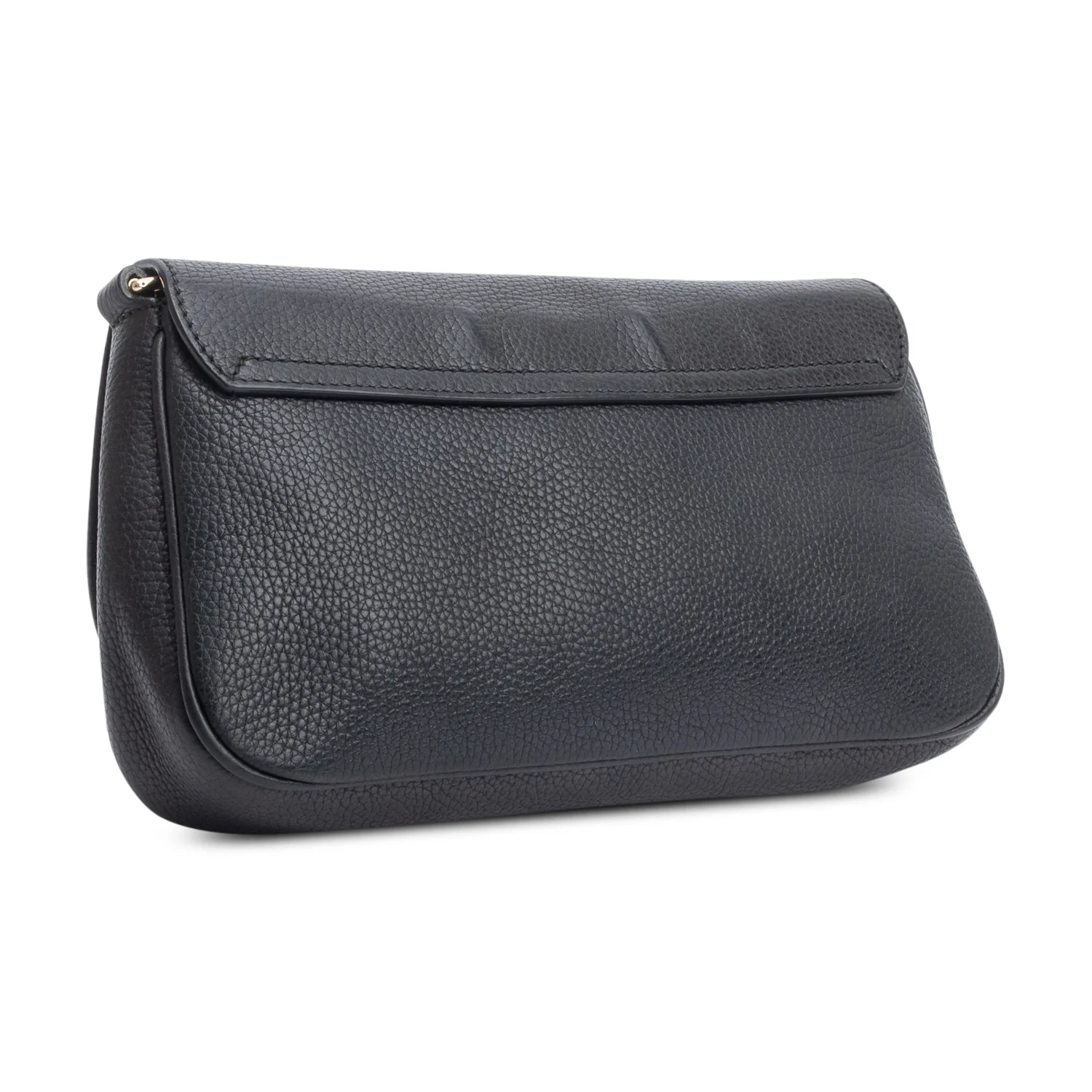 Gucci Black Leather Medium Soho Chain Crossbody Bag - Image 6